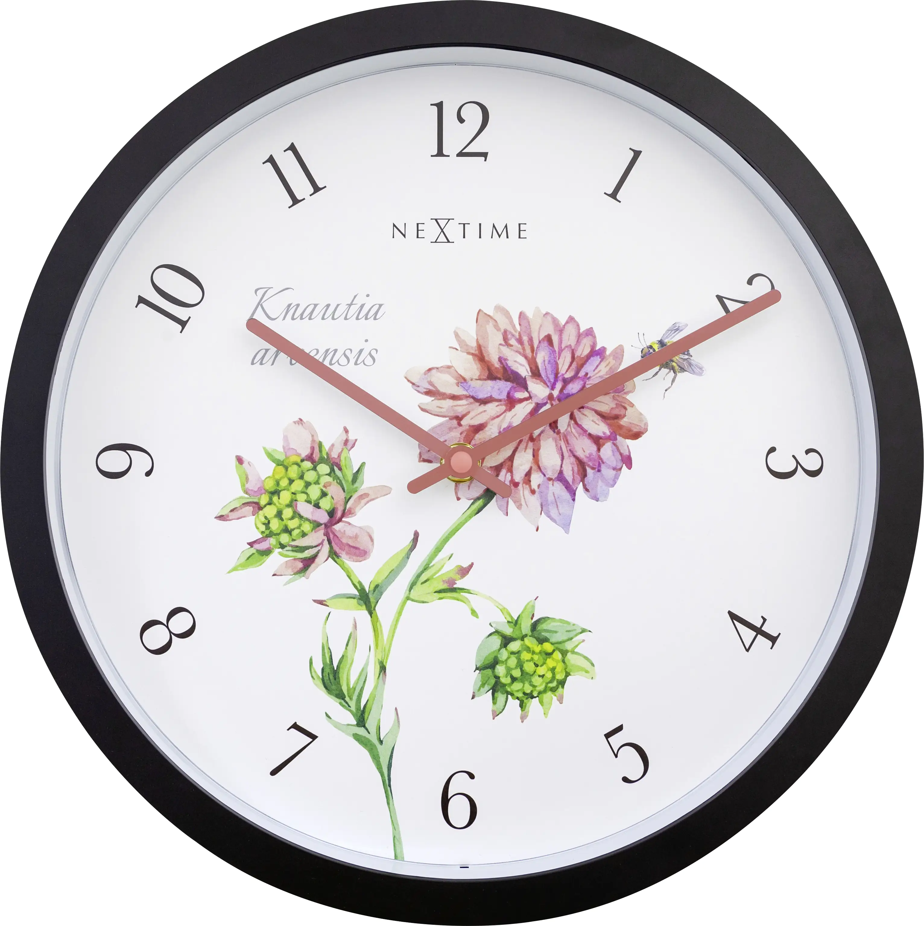 Nextime Außenwanduhr Knautia Ø 30 cm