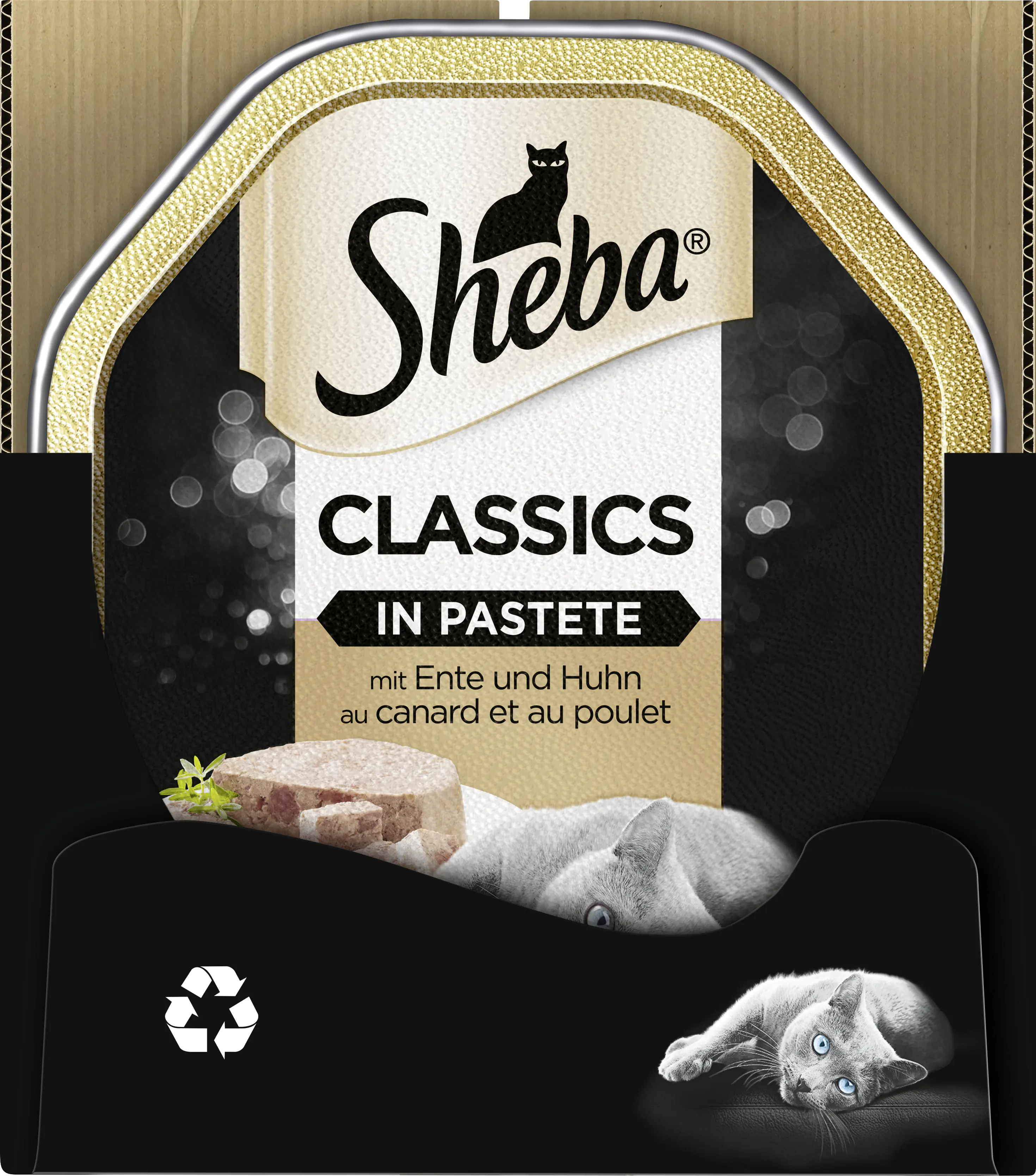 Sheba Classics in Pastete Katzennassfutter Adult 85 g Ente & Huhn