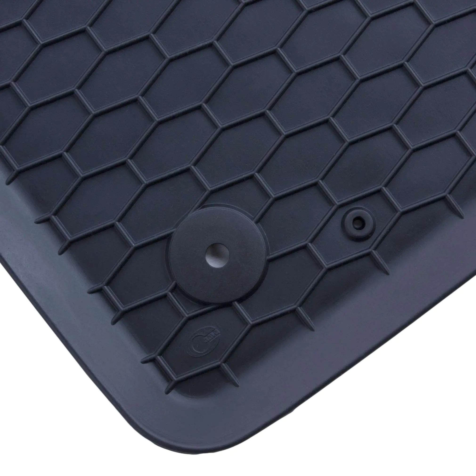 Walser Passform Fußmatten Gummi RubberLine für Audi A3, VW Golf VII, Seat Leon 2013-Heute, VW Golf V