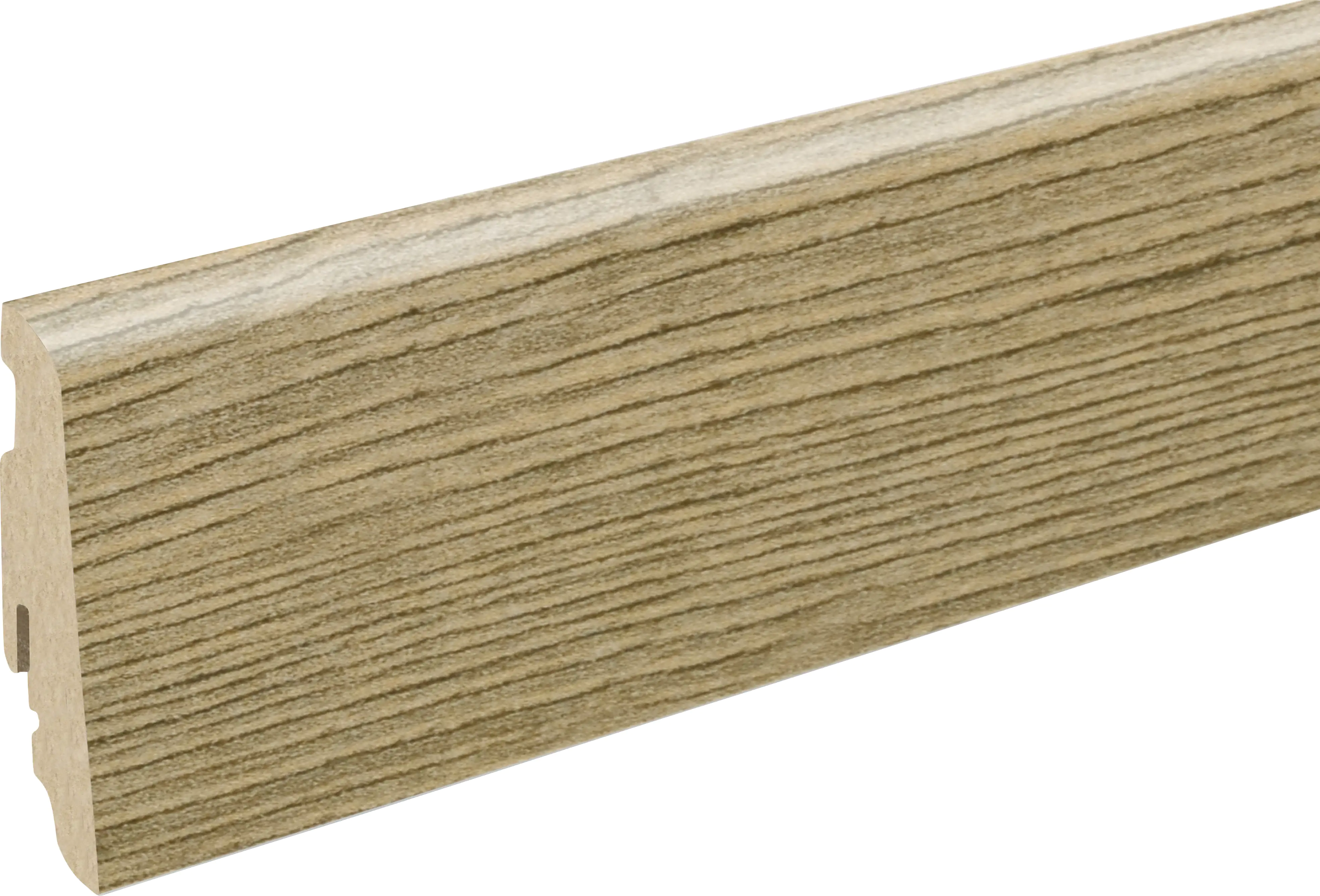 Neuhofer Fußleiste 240 cm 58 x 19 mm Oak natural grey