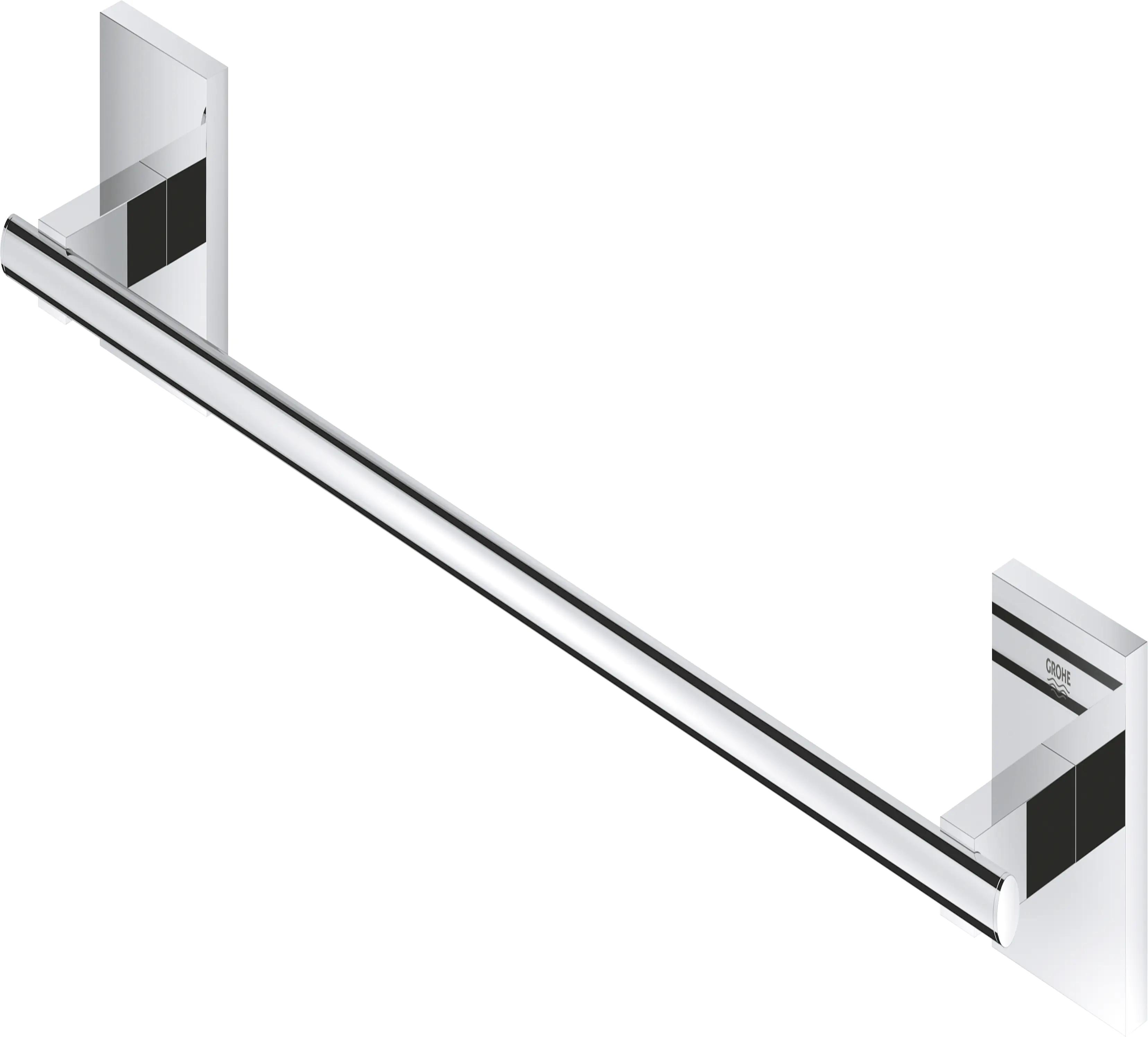 Grohe Start Cube Badetuchhalter chrom klebbar Grohe Start Cube Badetuchhalter chrom klebbar