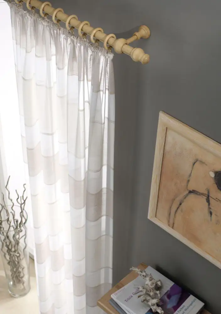 Gardinia Träger zu Stilprogramm Lugano, Ø 28 mm, natur