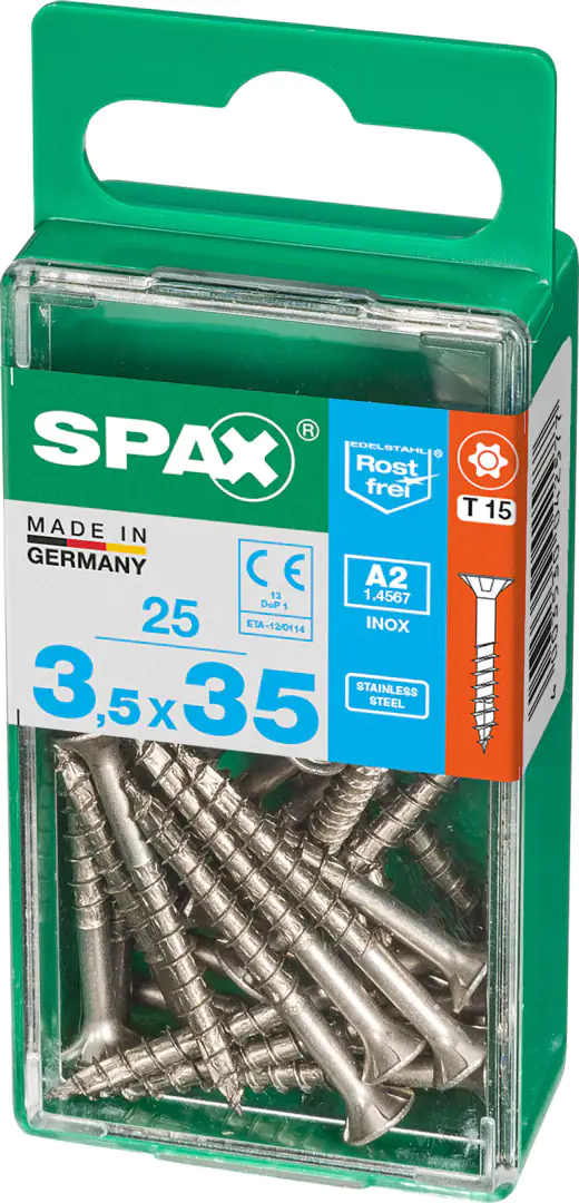 Spax Universalschrauben 3.5 x 35 mm TX 15 - 25 Stk.