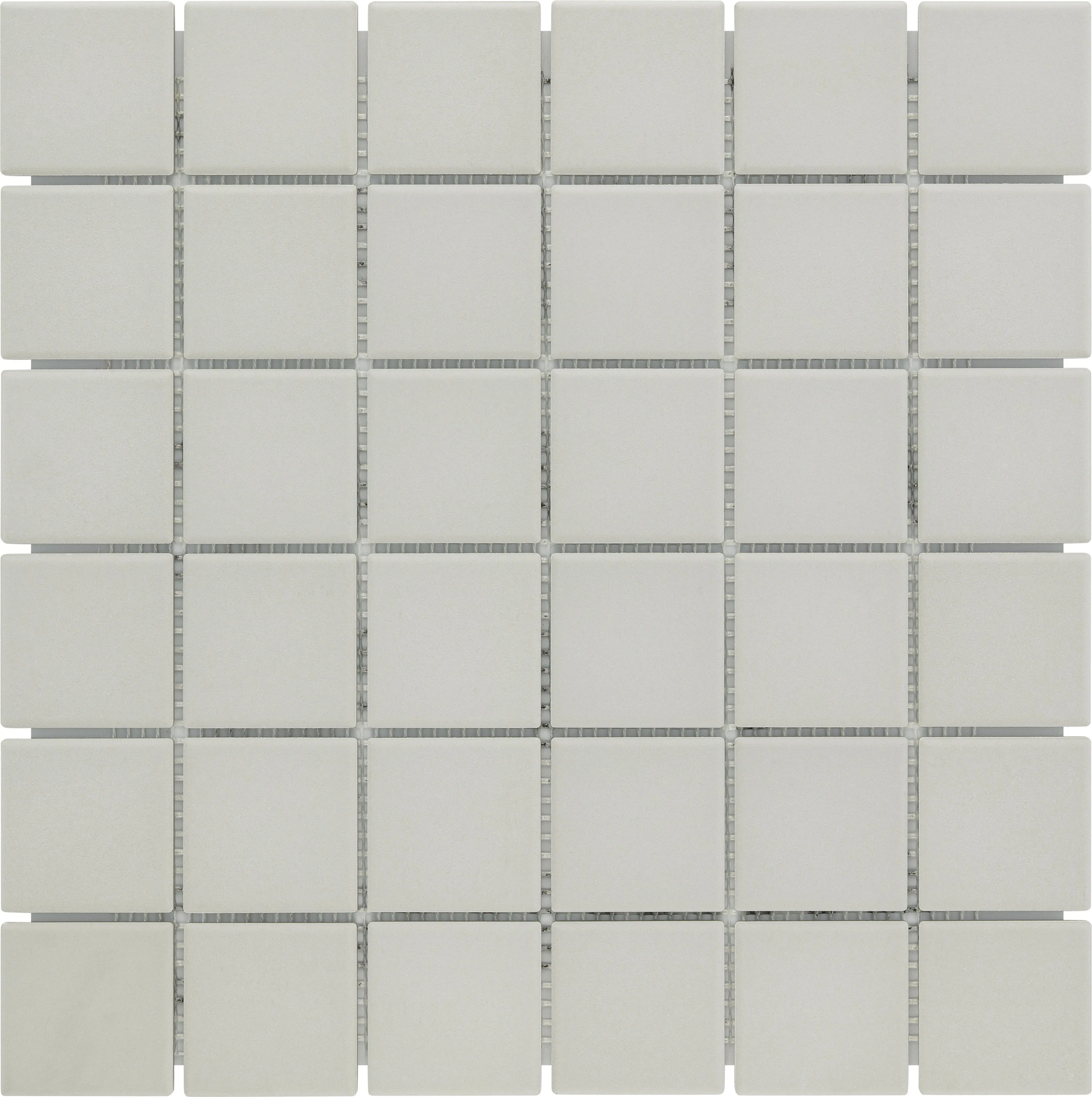 KNG Mosaikfliese rutschhemmend 29,7 x 29,7 cm hellgrau unglasiert