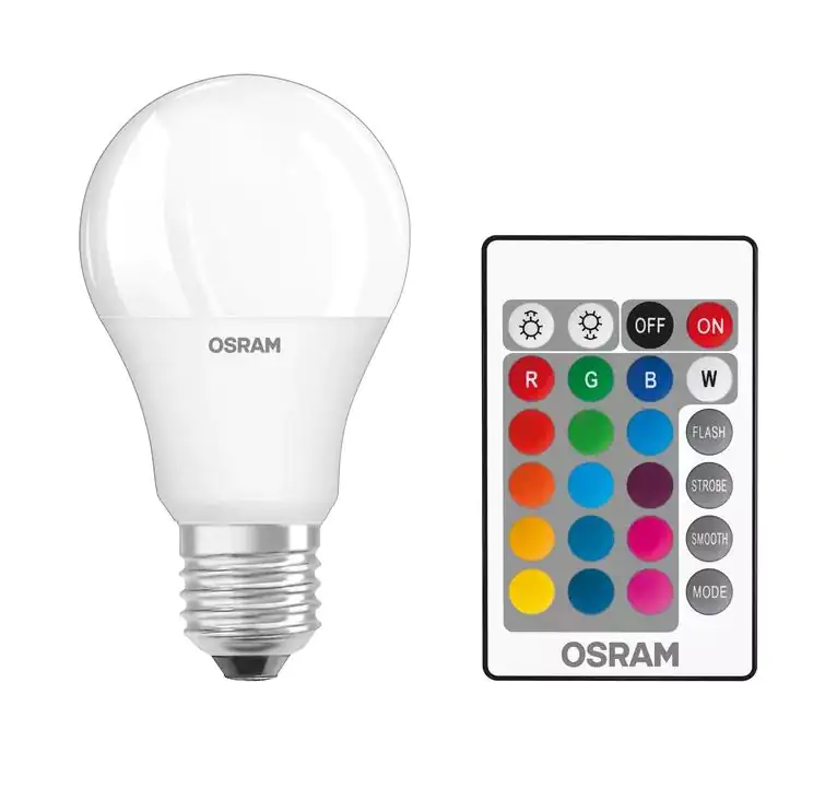 Osram LED Leuchtmittel Retrofit A60 E27 9,7W warmweiß, dimmbar, weiß matt