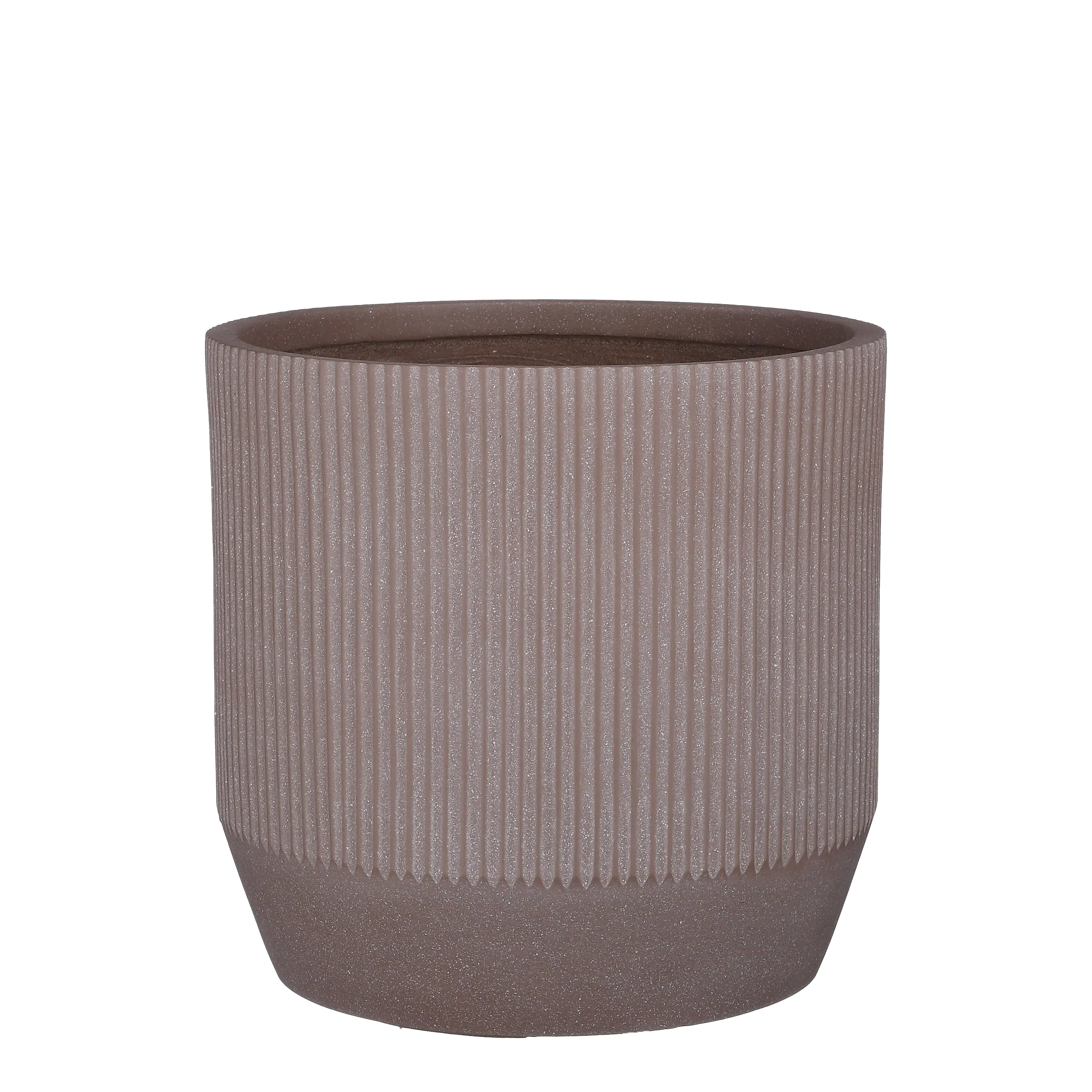 Edelmann Pflanztopf Nuovo Ø 37 x 36 cm taupe Edelmann Pflanztopf Nuovo Ø 37 x 36 cm taupe