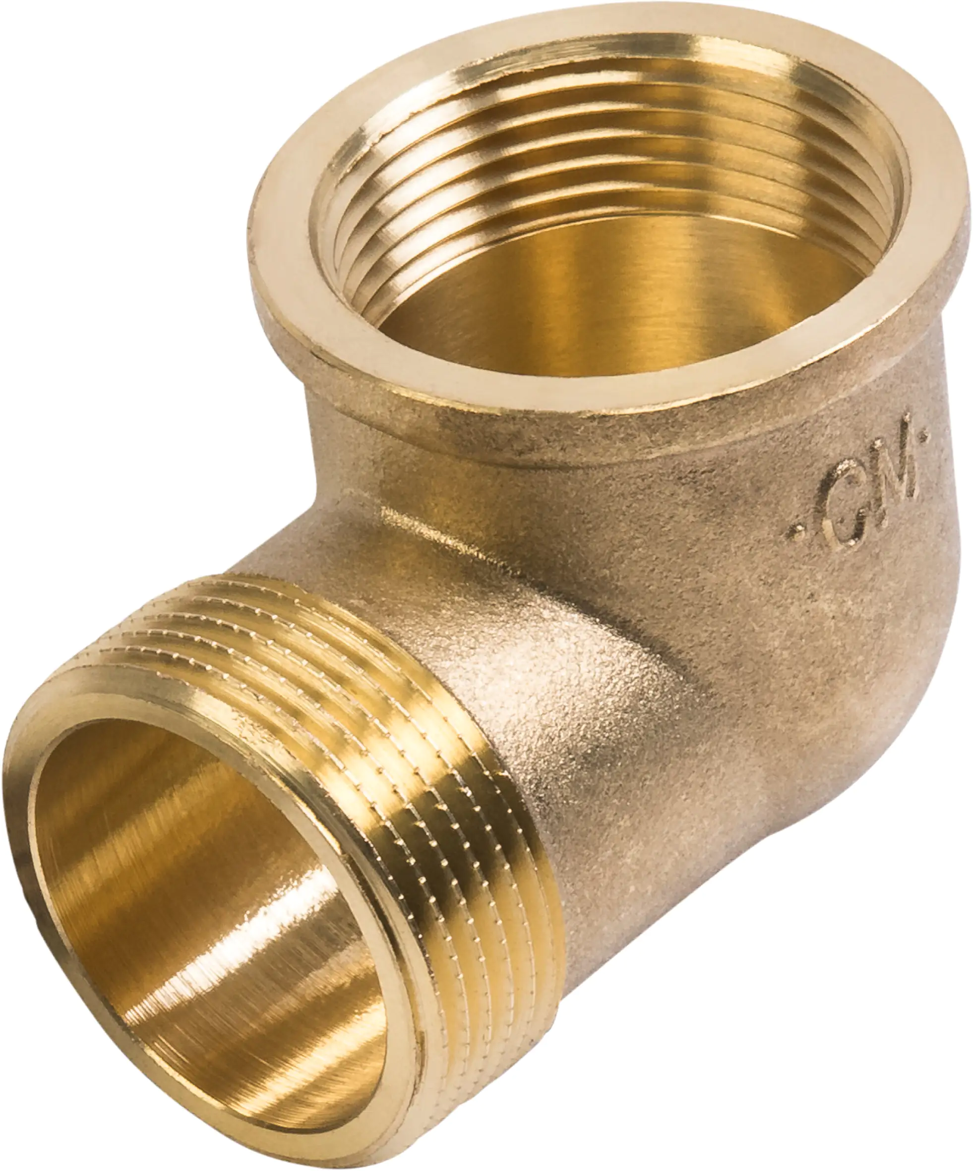 Cornat Winkel 90° Messing 1 1/4" IG 1 1/4" AG Messing blank, 1 1/4" IG, 1 1/4" AG