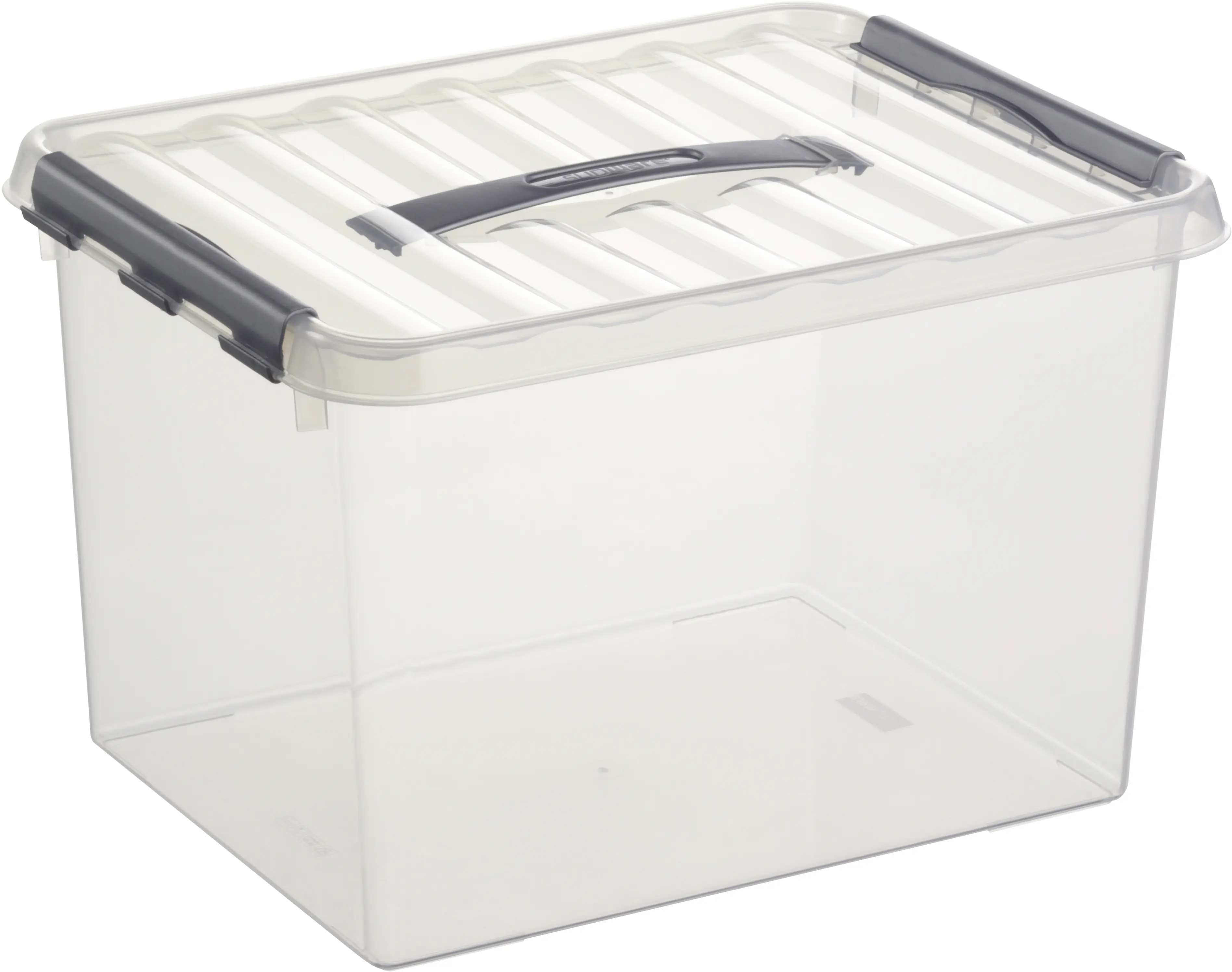Sunware Aufbewahrungsbox Q-Line mit Deckel 40 x 30 cm 22 L transparent