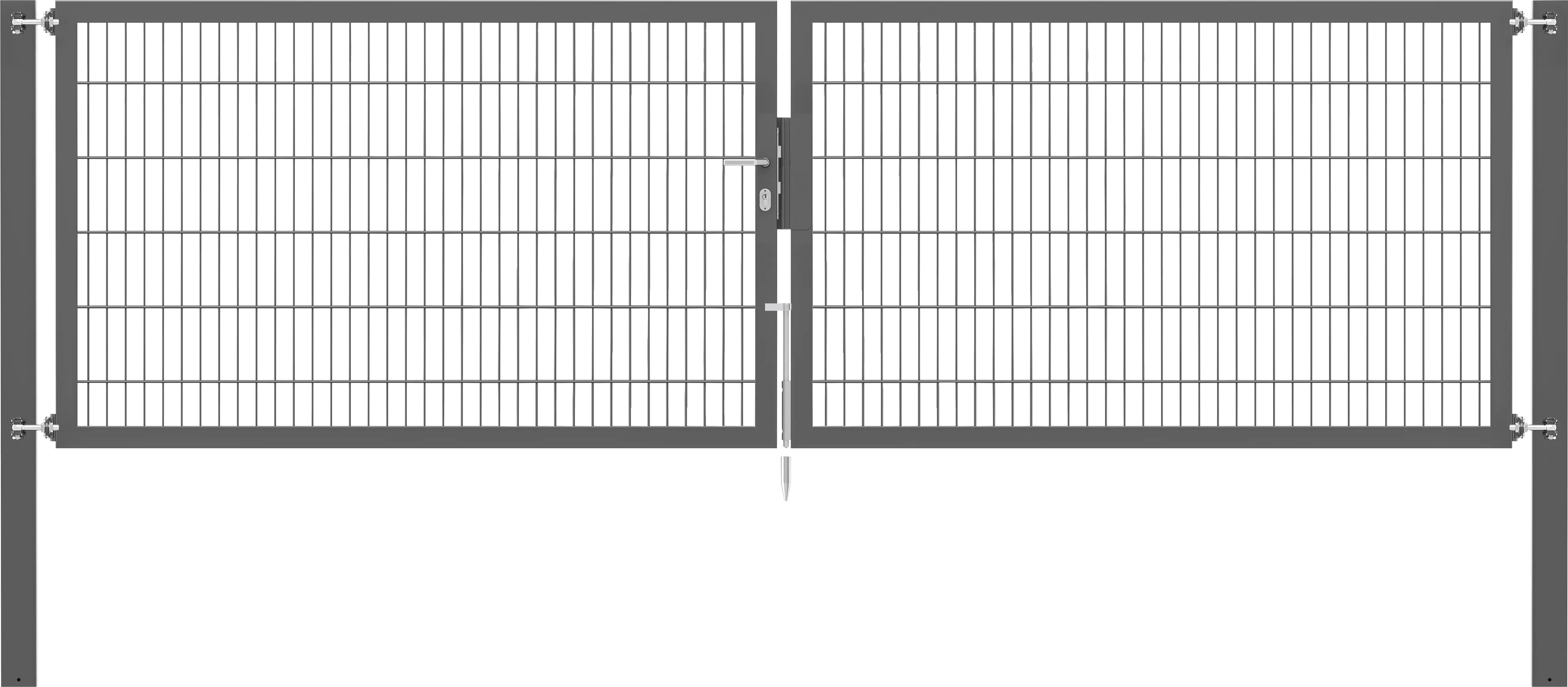 Alberts Doppeltor Flexo Plus anthrazit 400 x 120 cm