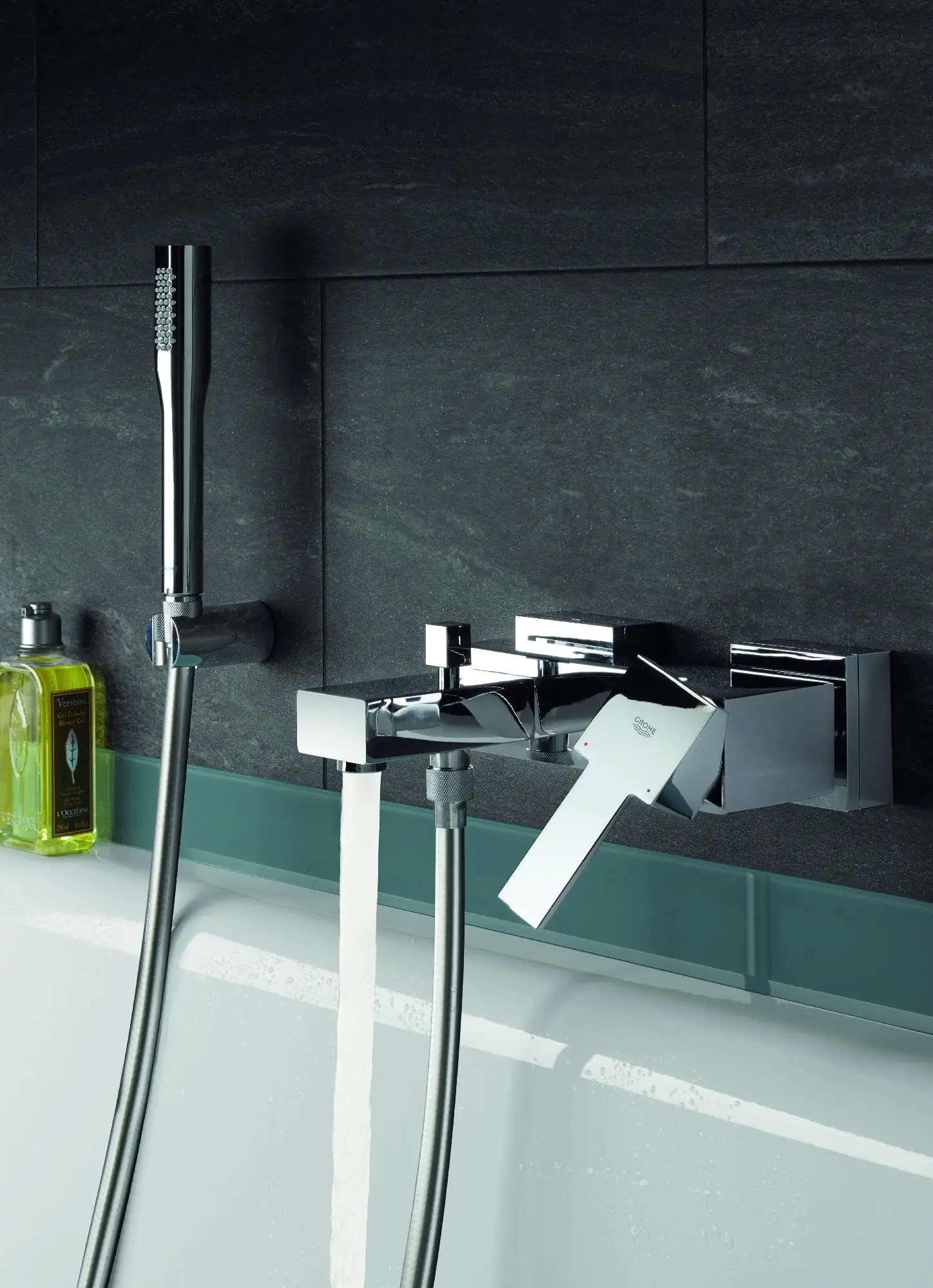 Grohe Badewannenarmatur Sail Cube verchromt