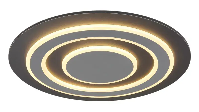 Globo Deckenleuchte Jayden 32 x 5,5 cm Ø x H schwarz warmweiß