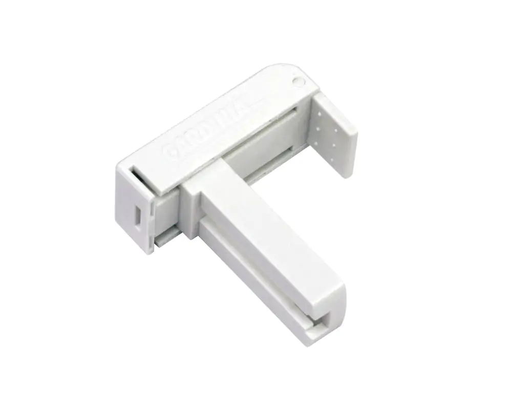 Gardinia Universal-Klemmträger weiß, Kunststoff, 2 Stück Gardinia Universal-Klemmträger weiß, Kunststoff, 2 Stück