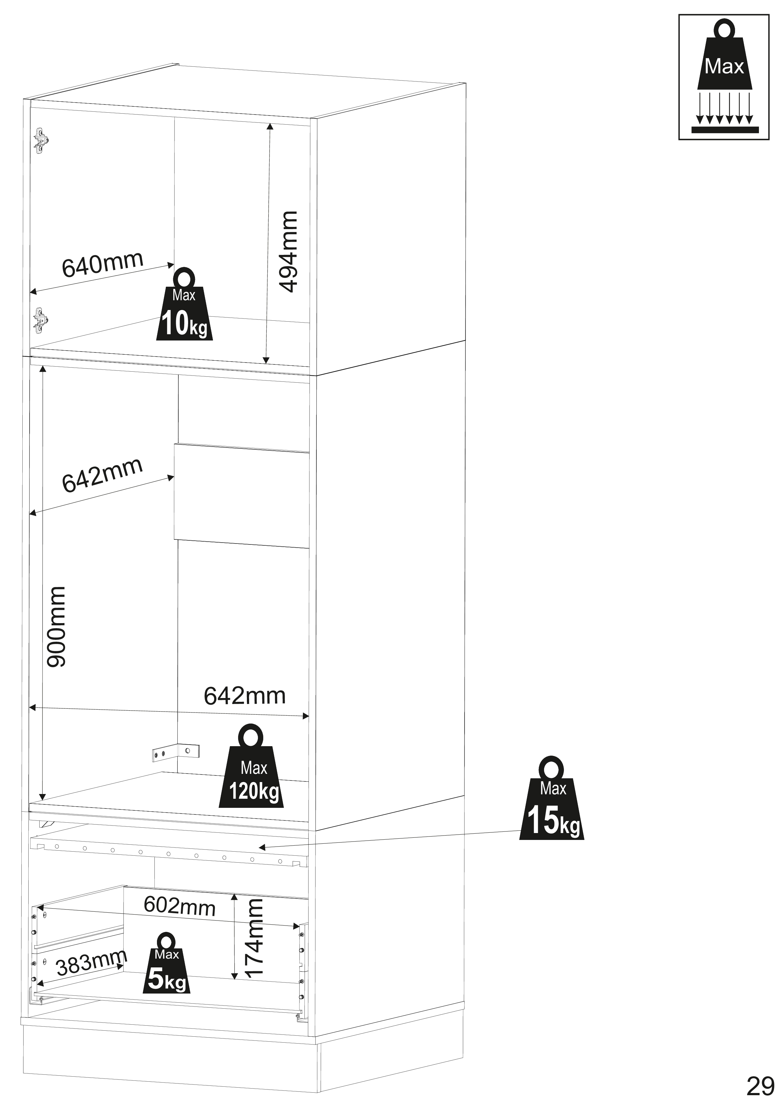 Respekta Waschmaschinenschrank Clara Waschmaschinenumbauschrank HWRSET2 Respekta Waschmaschinenschrank Clara Waschmaschinenumbauschrank HWRSET2