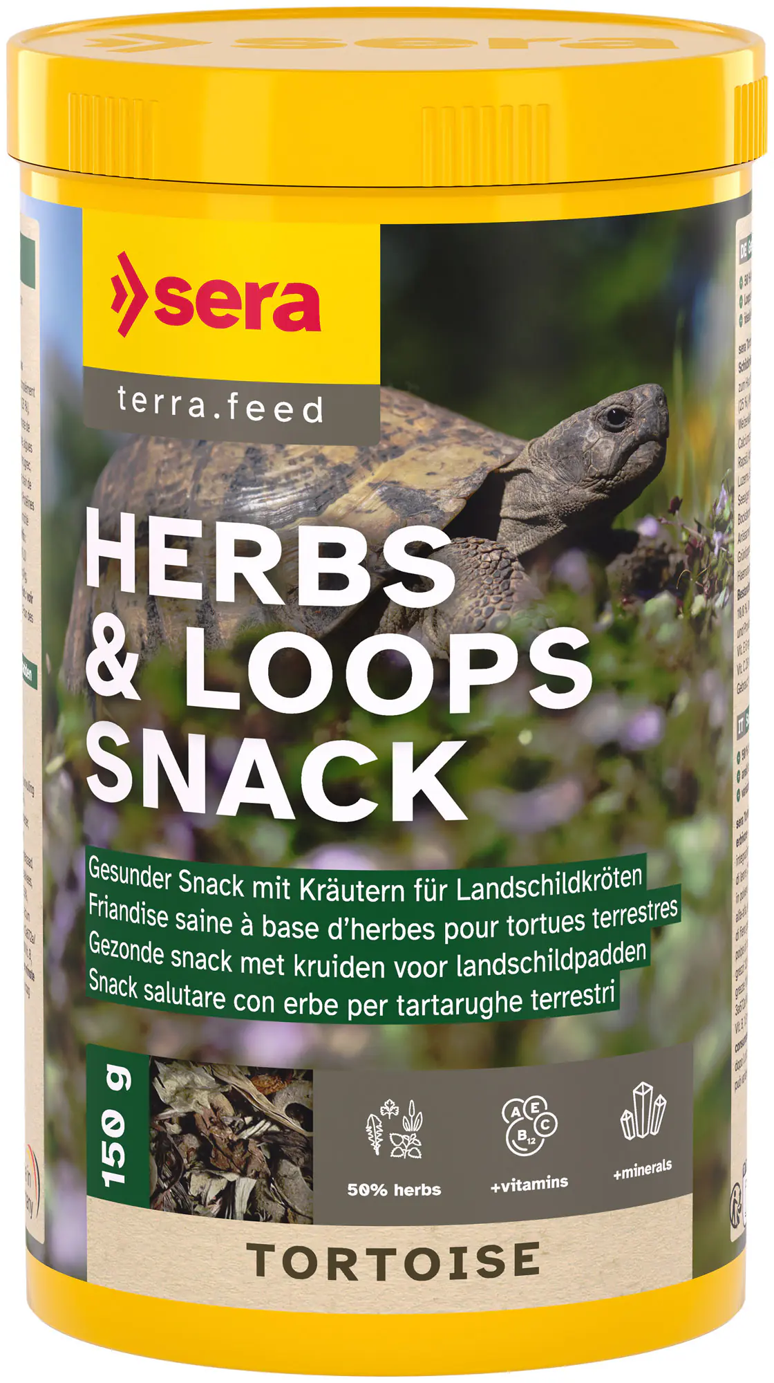 Sera Schildkrötenfutter Herbs'n'Loops 1 L