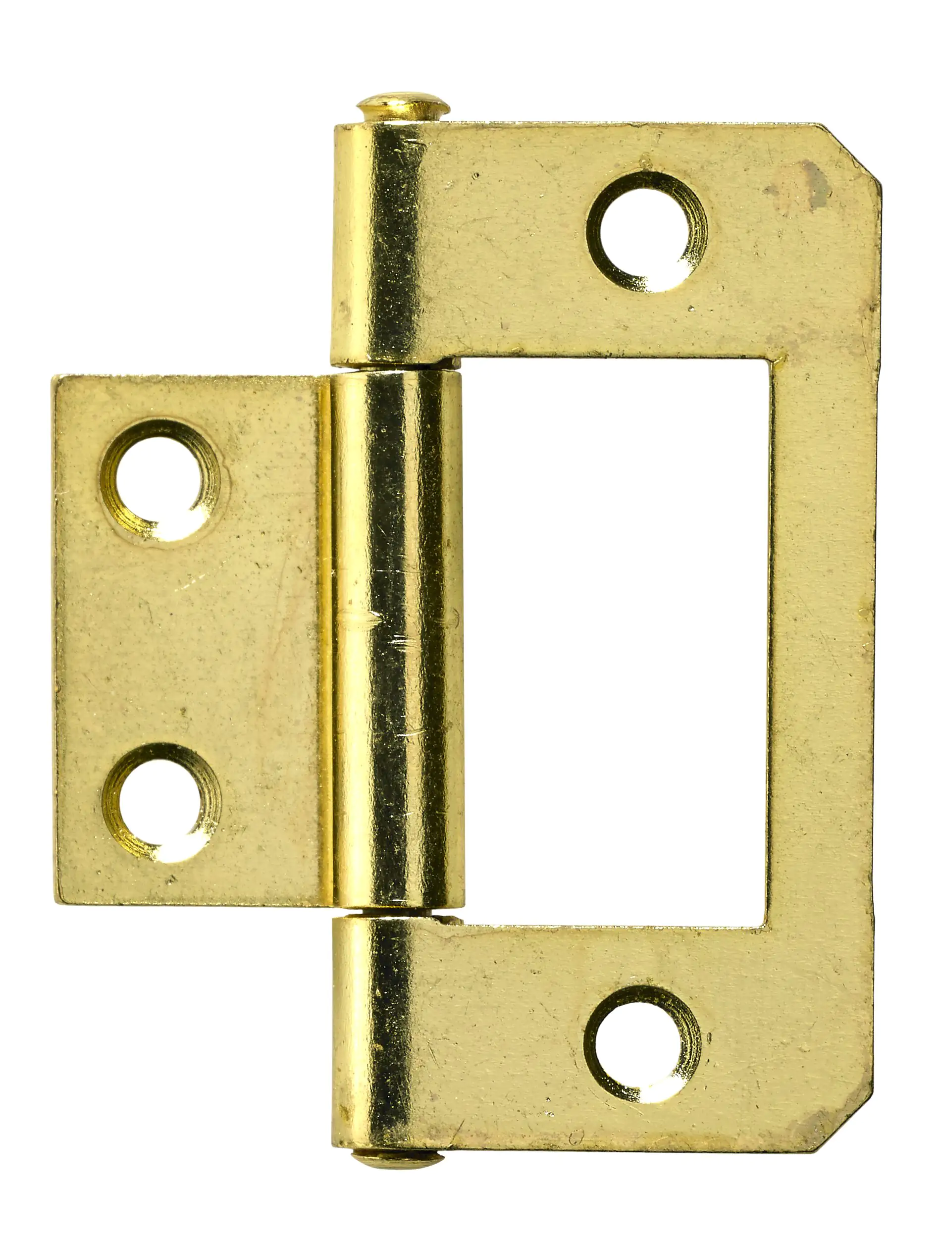 Hettich Lamellentürscharnier 38 x 20 mm, vermessingt, 2 Stück