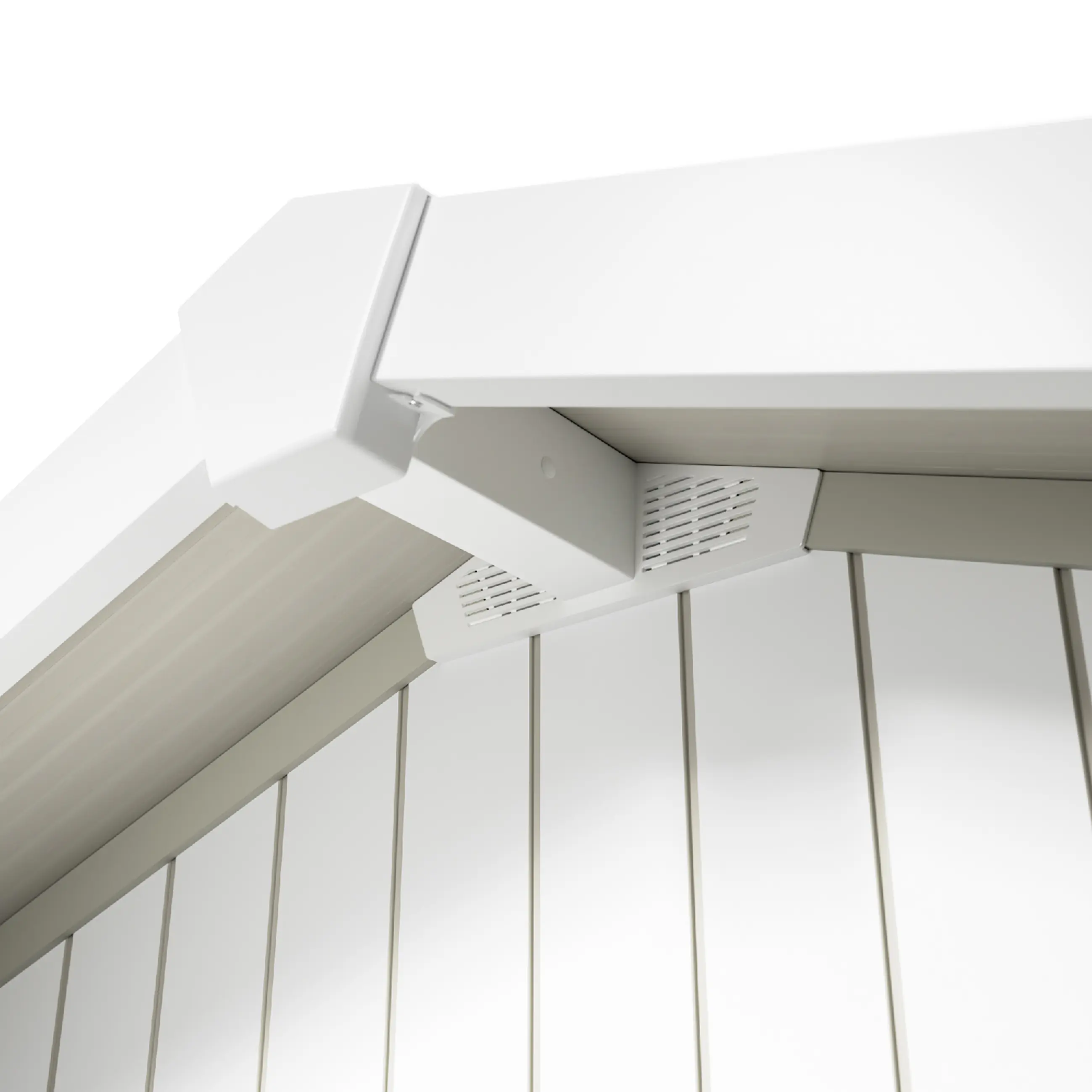 Grosfillex Gartenhaus Deco H 4,9 295 x 261 cm (inkl. Dachüberstand)