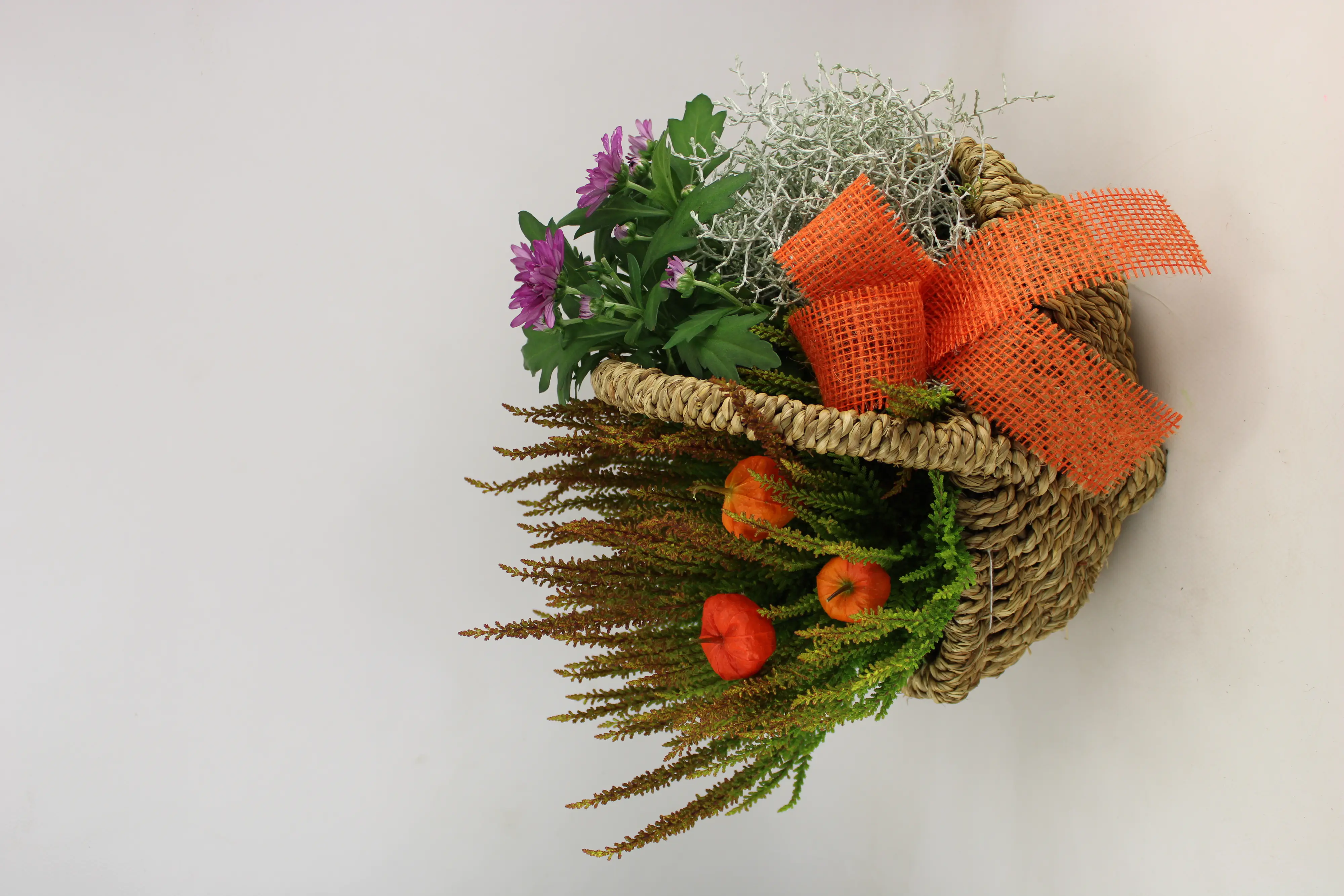 Pflanzenarrangement Henkelkorb Seegras 29 cm Korb Pflanzenarrangement Henkelkorb Seegras 29 cm Korb