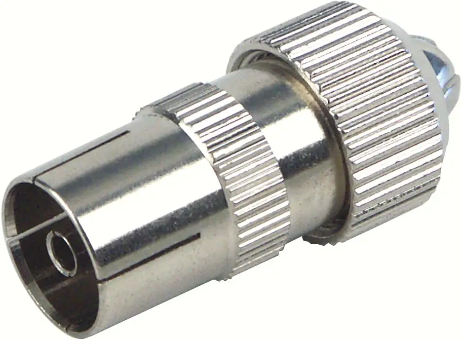 Schwaiger Koaxial Buchse KST25 531 verchromt, 1Stk.