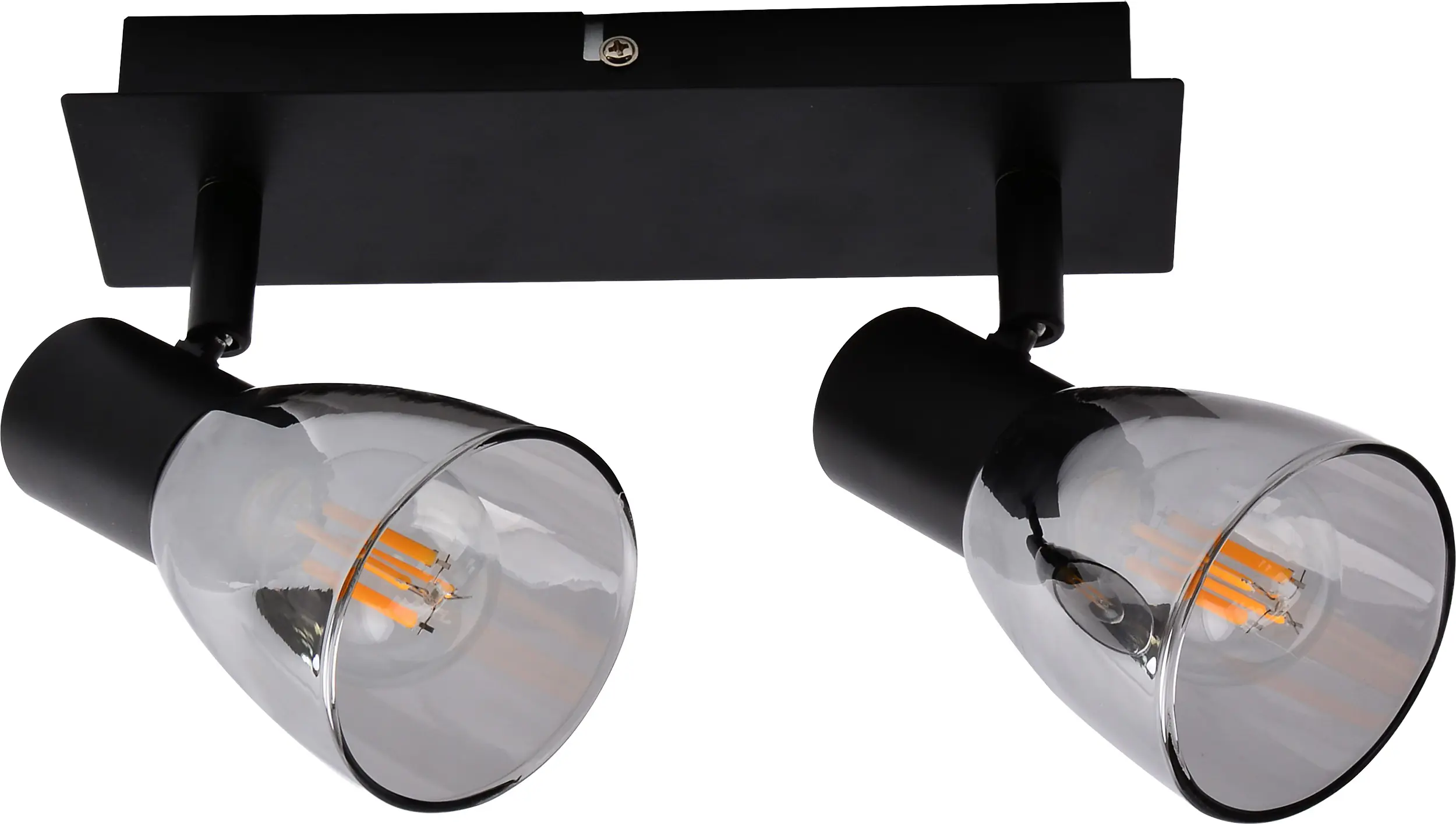 Primaster LED-Deckenlampe 2er Spot Miami E14 20 x 12,5 cm schwarz