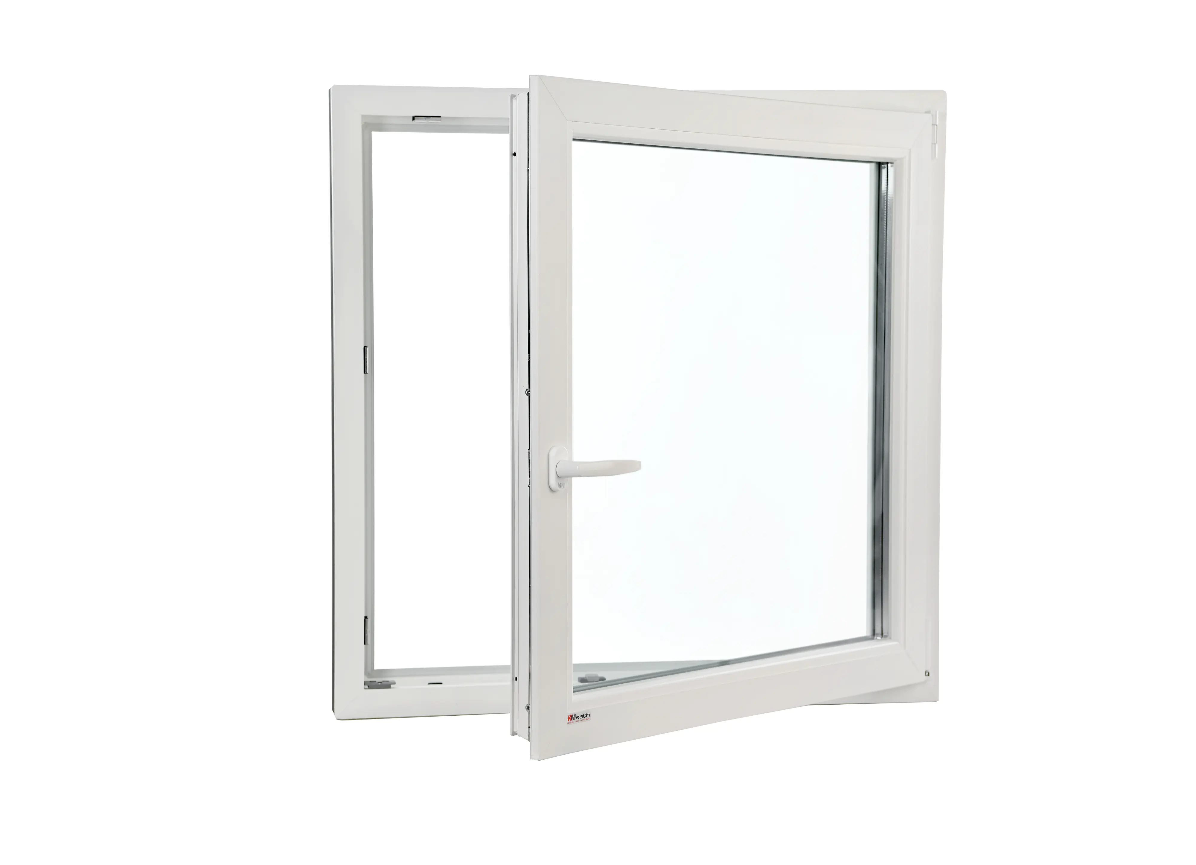 Kunststofffenster 105 x 140 cm Dreh-Kipp DIN rechts weiß Serie G74/3