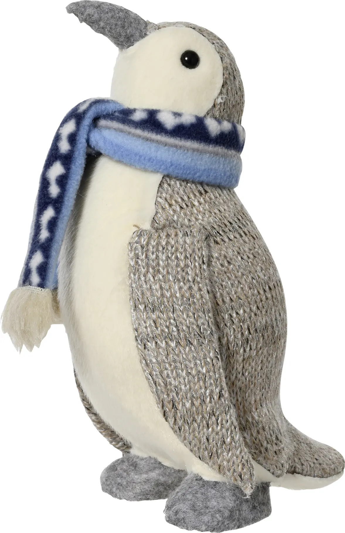 Decoris Dekofigur Pinguin 16 x 17 x 26 cm beige