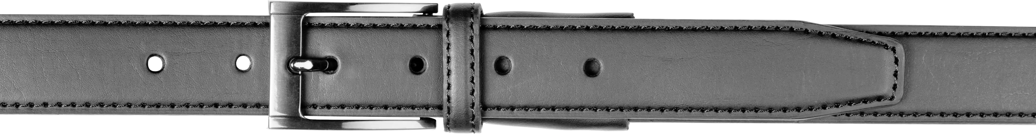 Landes Lederwarenfabrik Herrengürtel schwarz