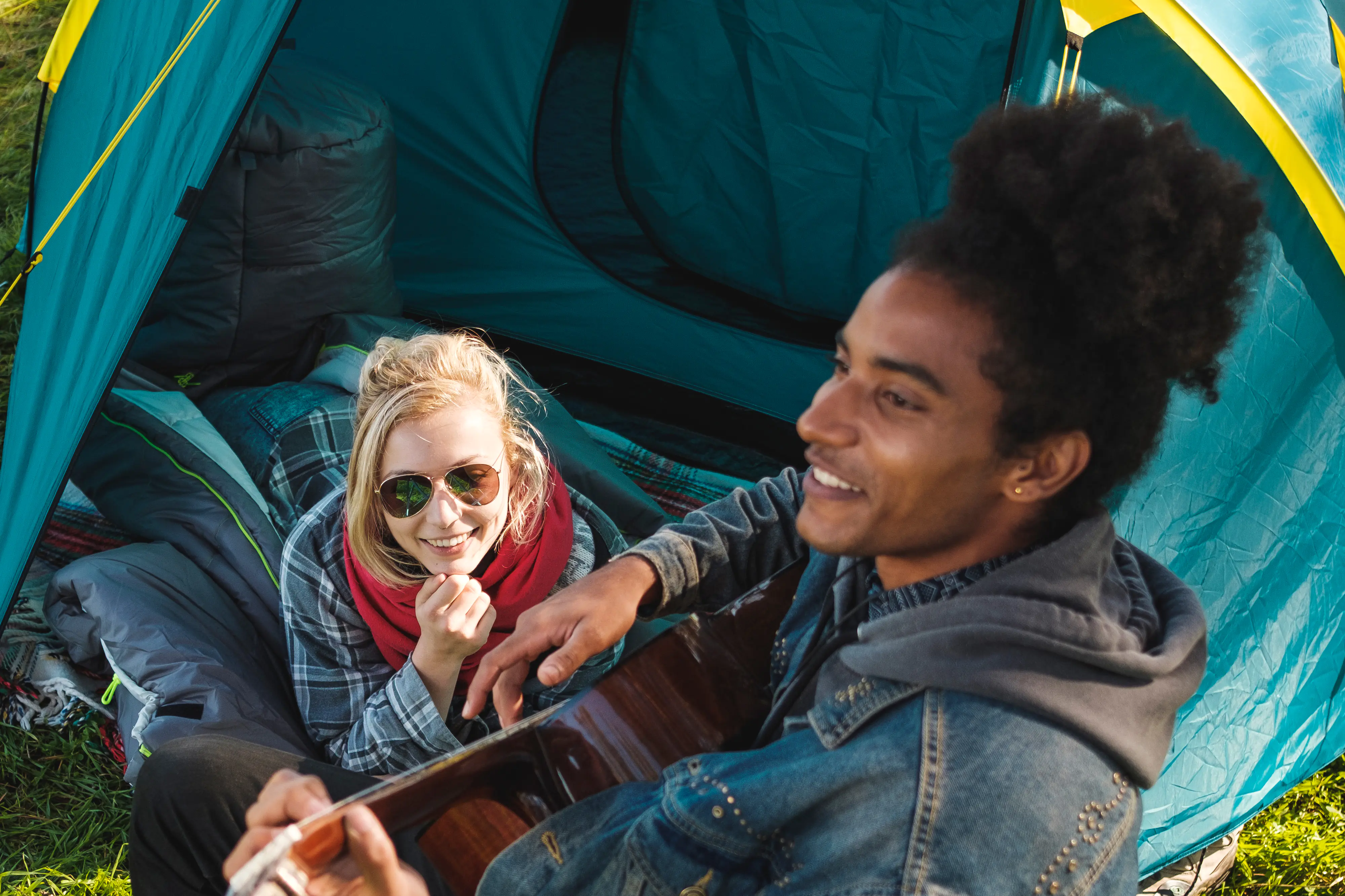 Bestway 4-Personen-Zelt Active Ridge 4 grün-gelb 310 x 240 x 130 cm 