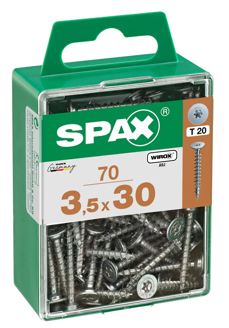 Spax Möbelbauschrauben 3.5 x 30 mm TX 20 - 75 Stk.