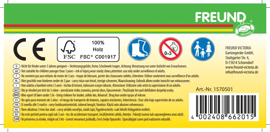 Freund Victoria Kinderbesen 21 cm Arbeitsbreite Freund Victoria Kinderbesen 21 cm Arbeitsbreite