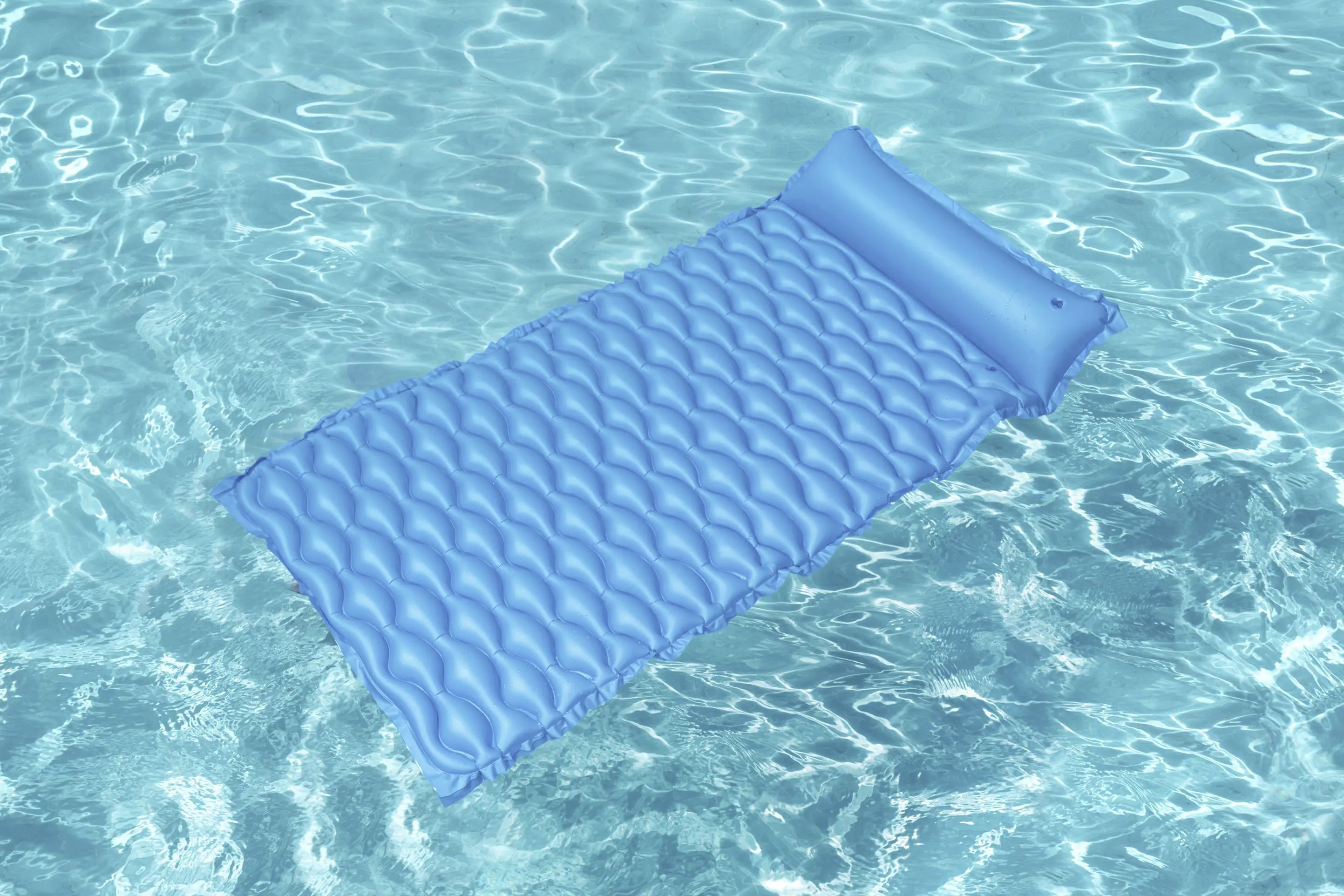 Bestway Luftmatratze Float 'n Roll 213 x 86 cm mit Kopfstütze