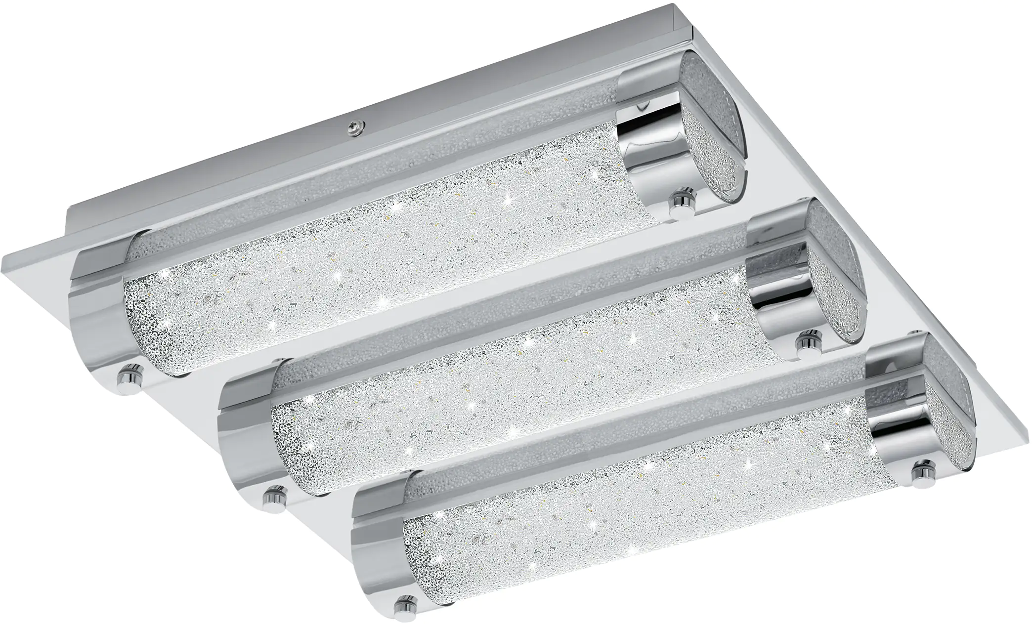 Eglo LED Badleuchte Tolorico chrom 35 x 35 cm neutralweiß