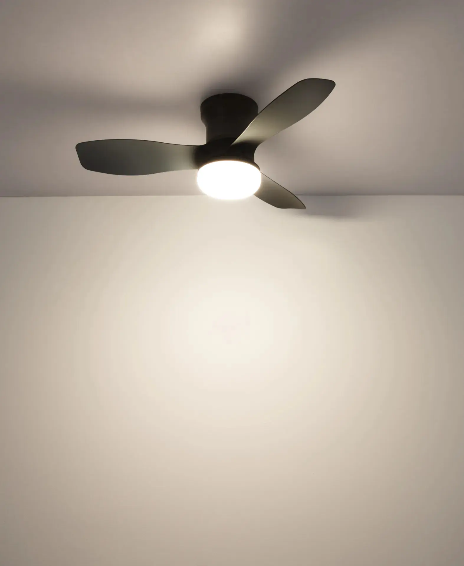 Globo Deckenventilator Irwin Ø 61 cm 36 W schwarz matt CCT