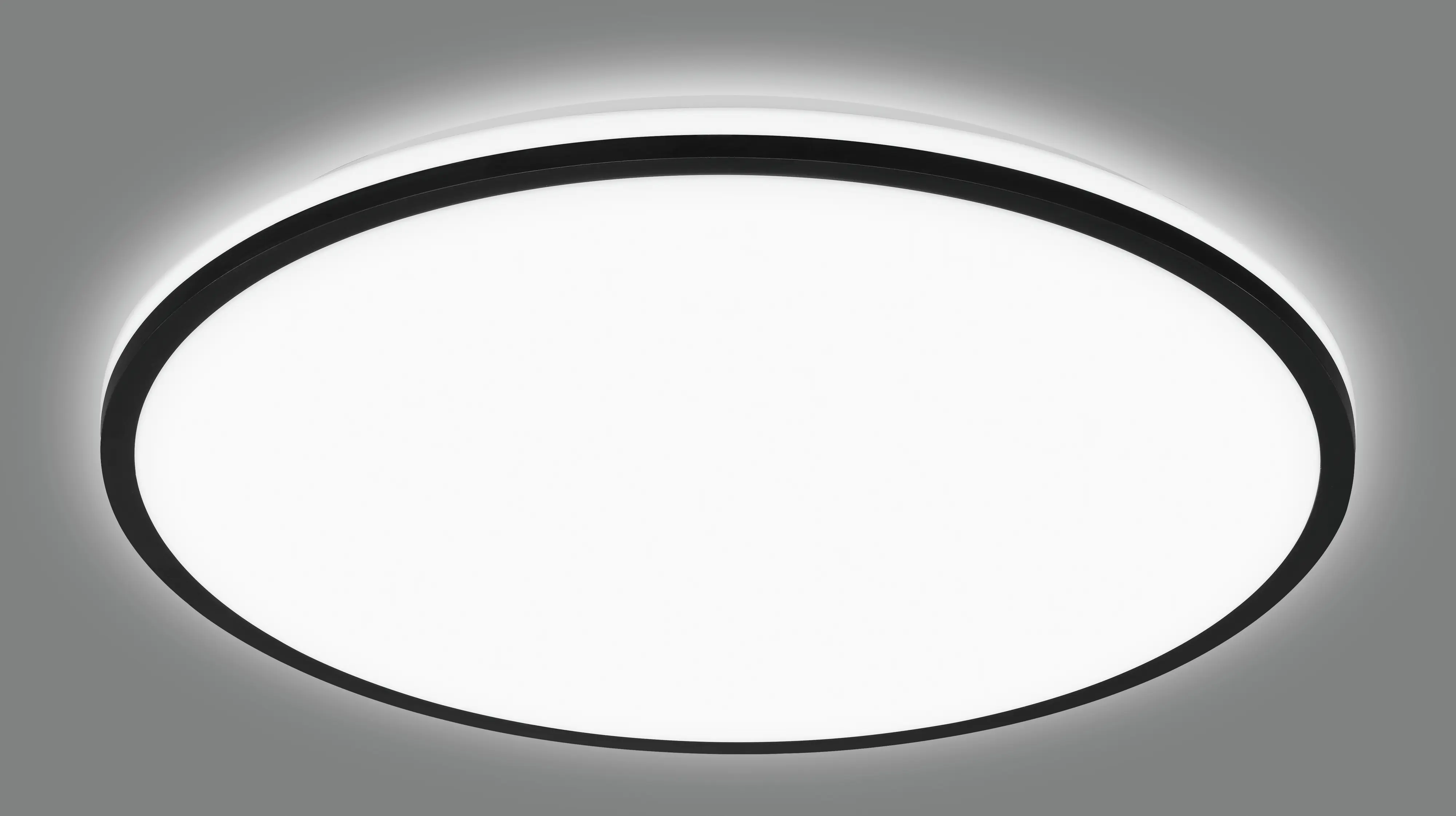 Briloner LED-Deckenleuchte Lana Ø 33 cm weiß-schwarz neutralweiß 