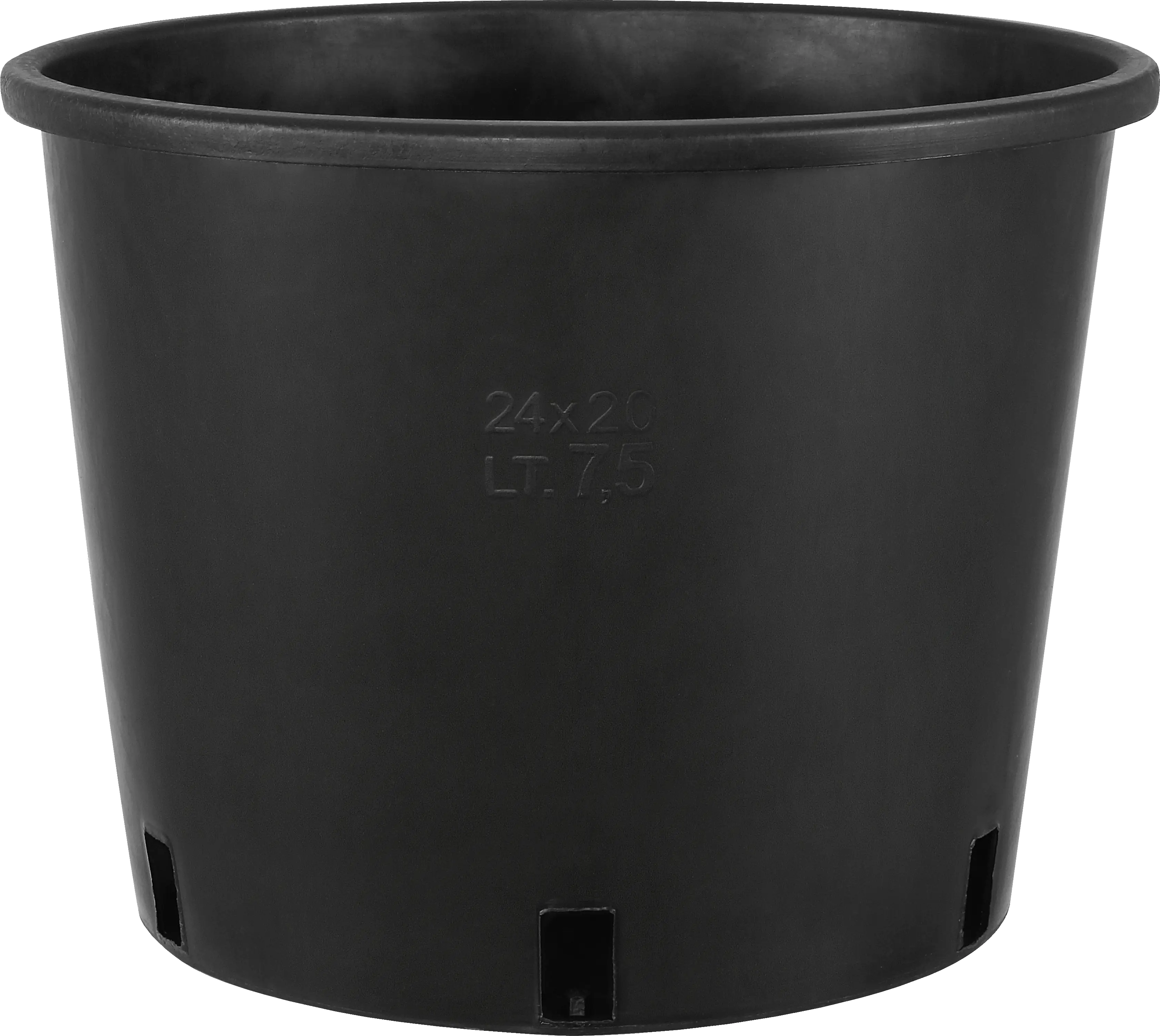 Geli Pflanzcontainer Ø 24 x 25 cm schwarz Geli Pflanzcontainer Ø 24 x 25 cm schwarz