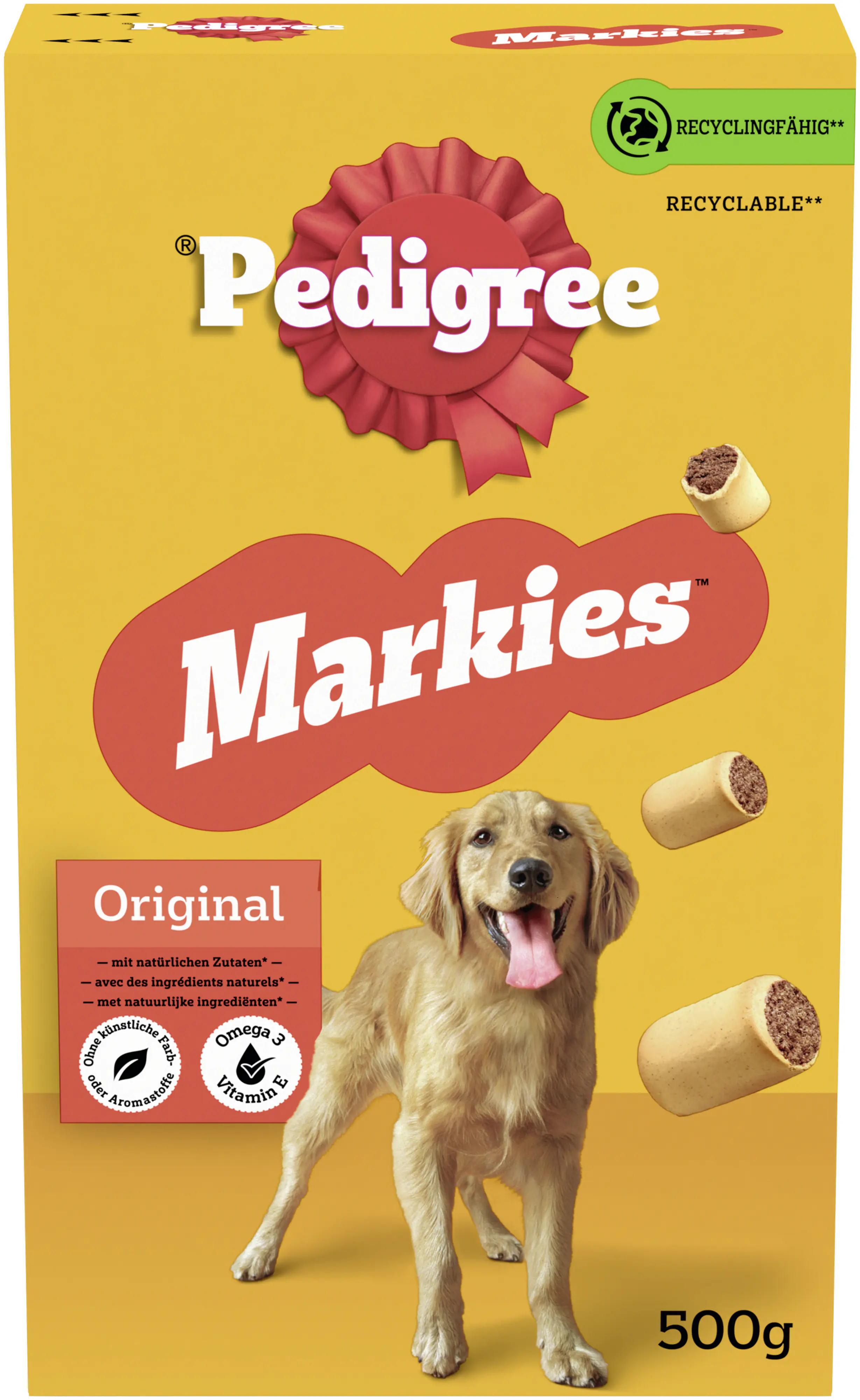 Pedigree Hundesnacks Markies Trios 500 g