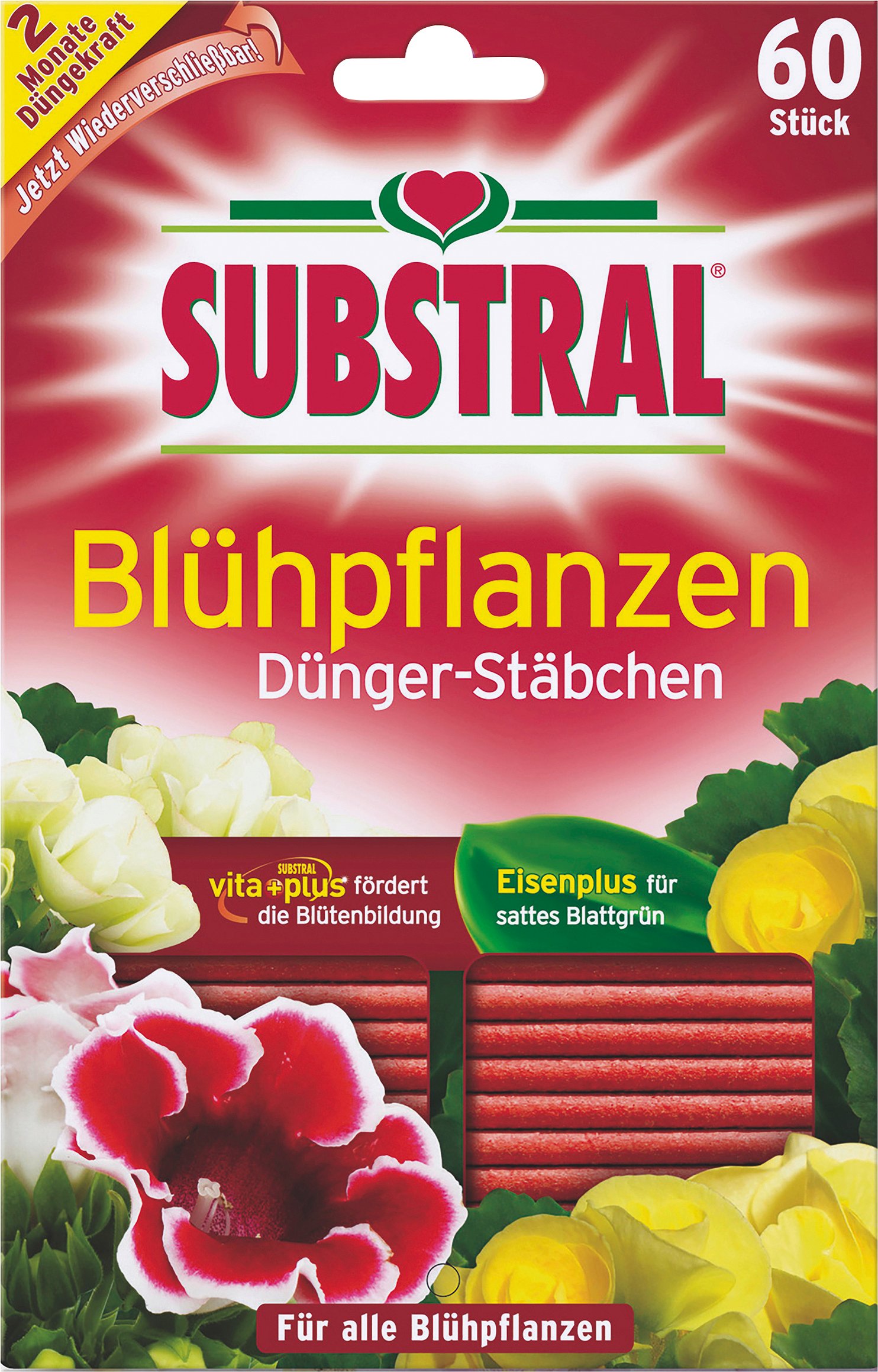 Substral Dünger-Stäbchen für Blühpflanzen 60 Stück
