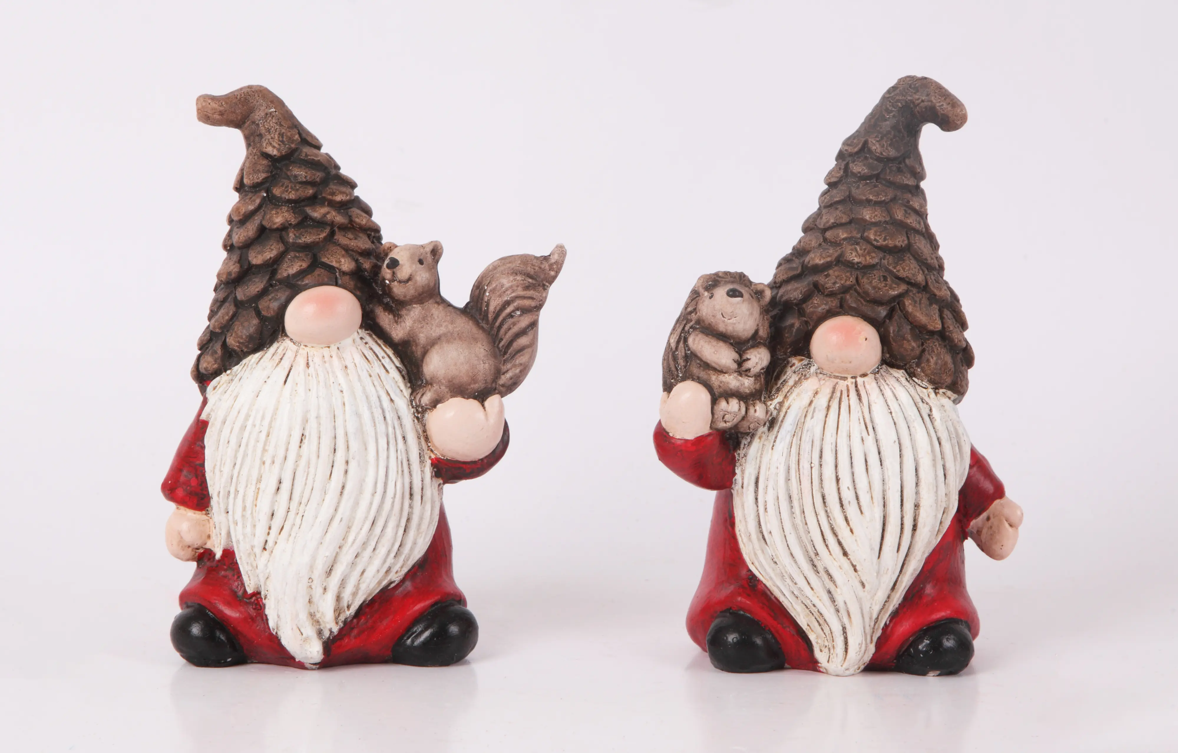 Dekofigur Zwerg Polyresin 24 cm bunt 2-fach sortiert