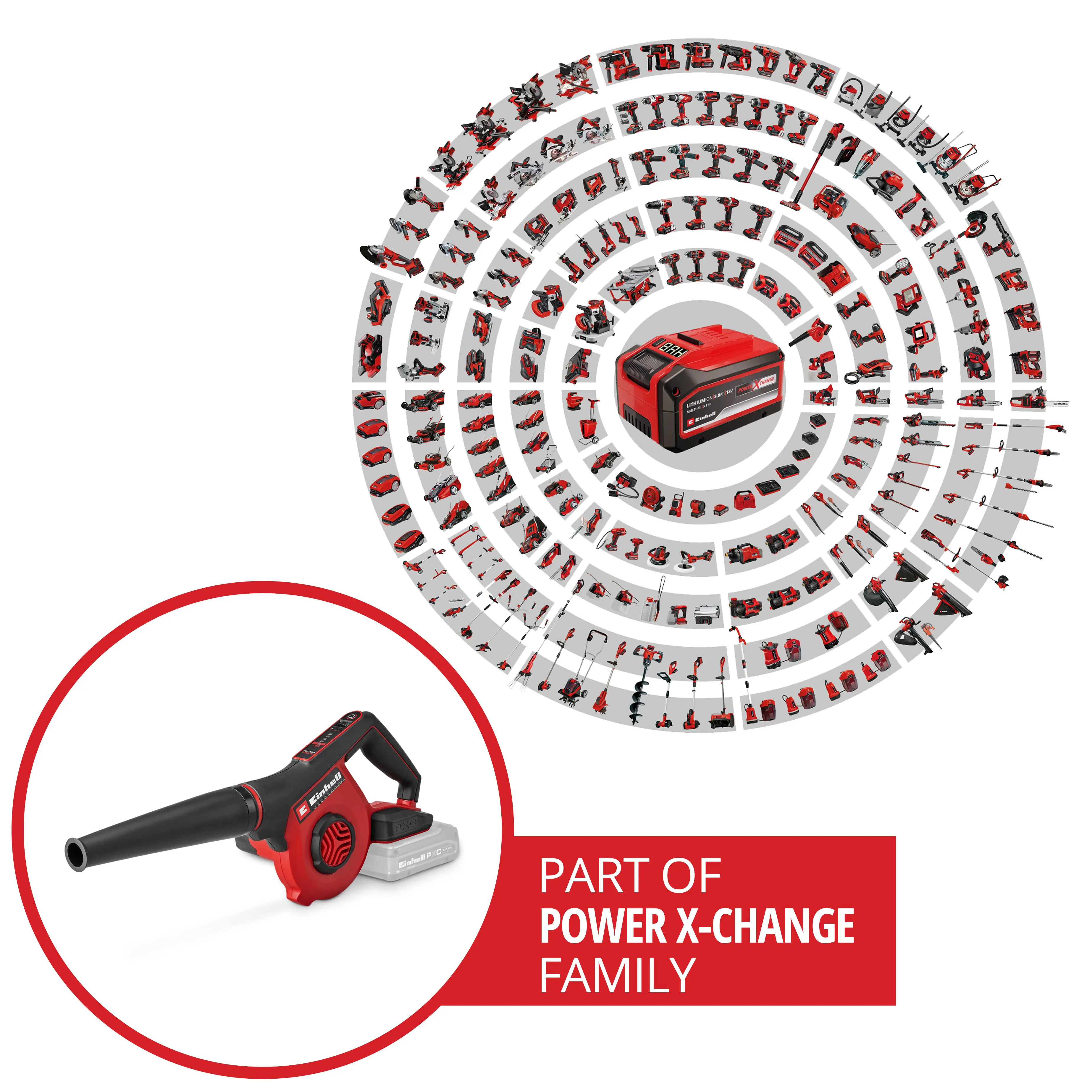 Einhell Expert Akku-Bläser TE-CB 18/270 Li Solo