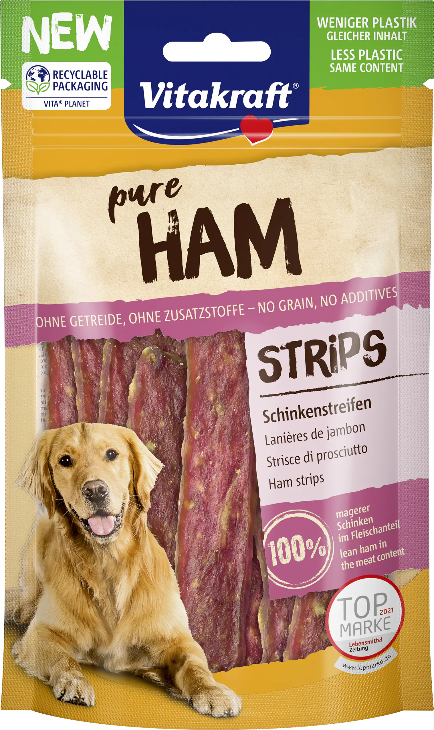Vitakraft HAM Schinkenstreifen 80 g Vitakraft HAM Schinkenstreifen 80 g