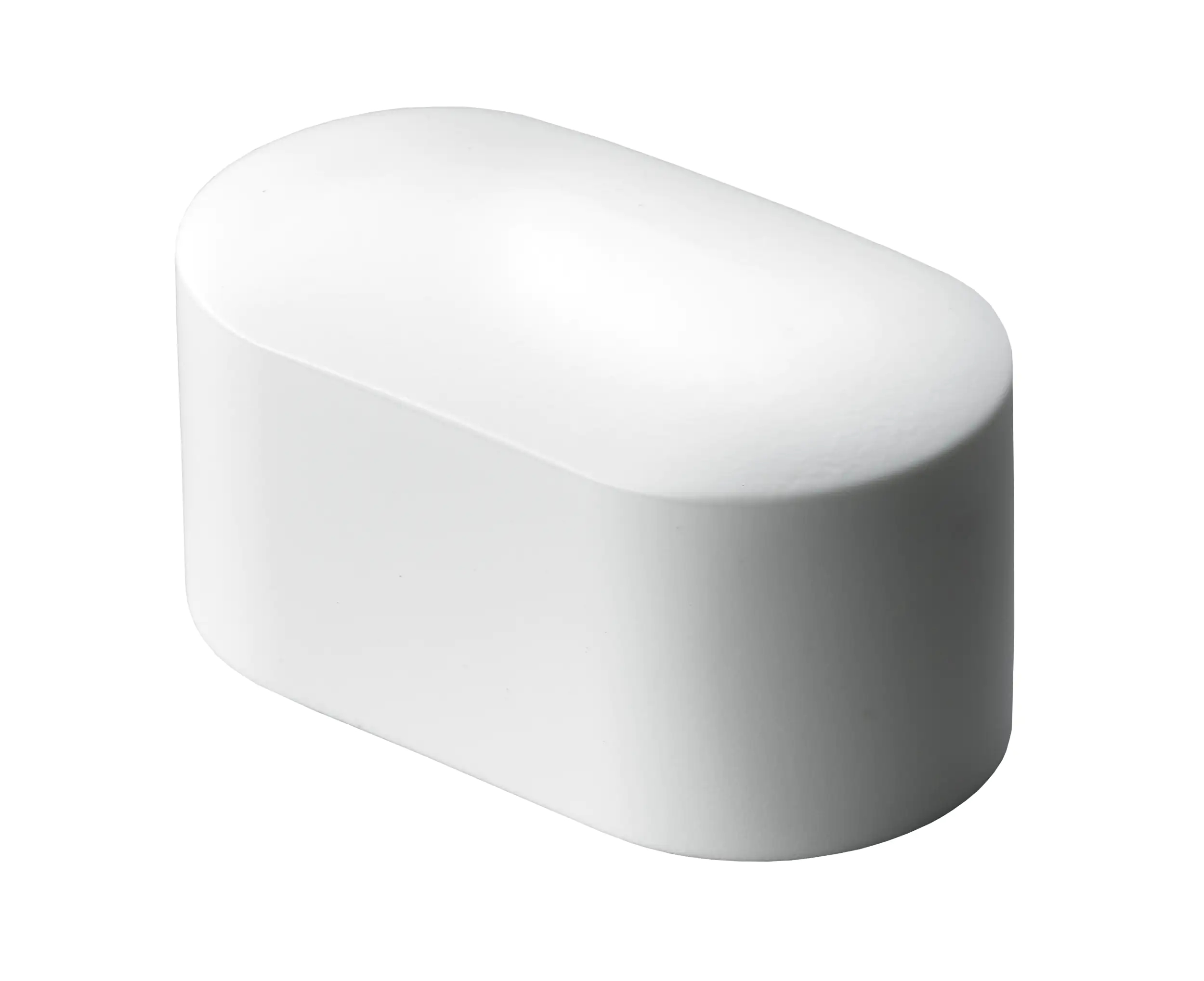 Hettich Fußkappe für ovale Rohre 20 x 38 mm weiß Kunststoff, 4 Stück