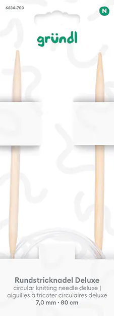 Gründl Rundstricknadel Deluxe 7 mm 80 cm