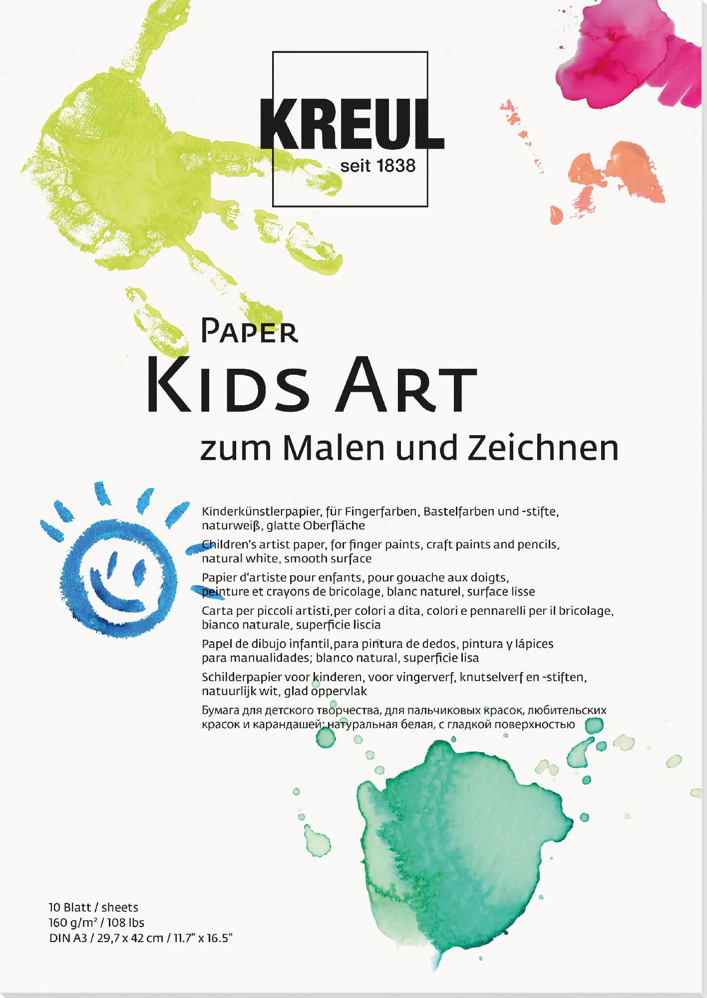 Kreul Paper Kids Art 20 Blatt DIN A3
