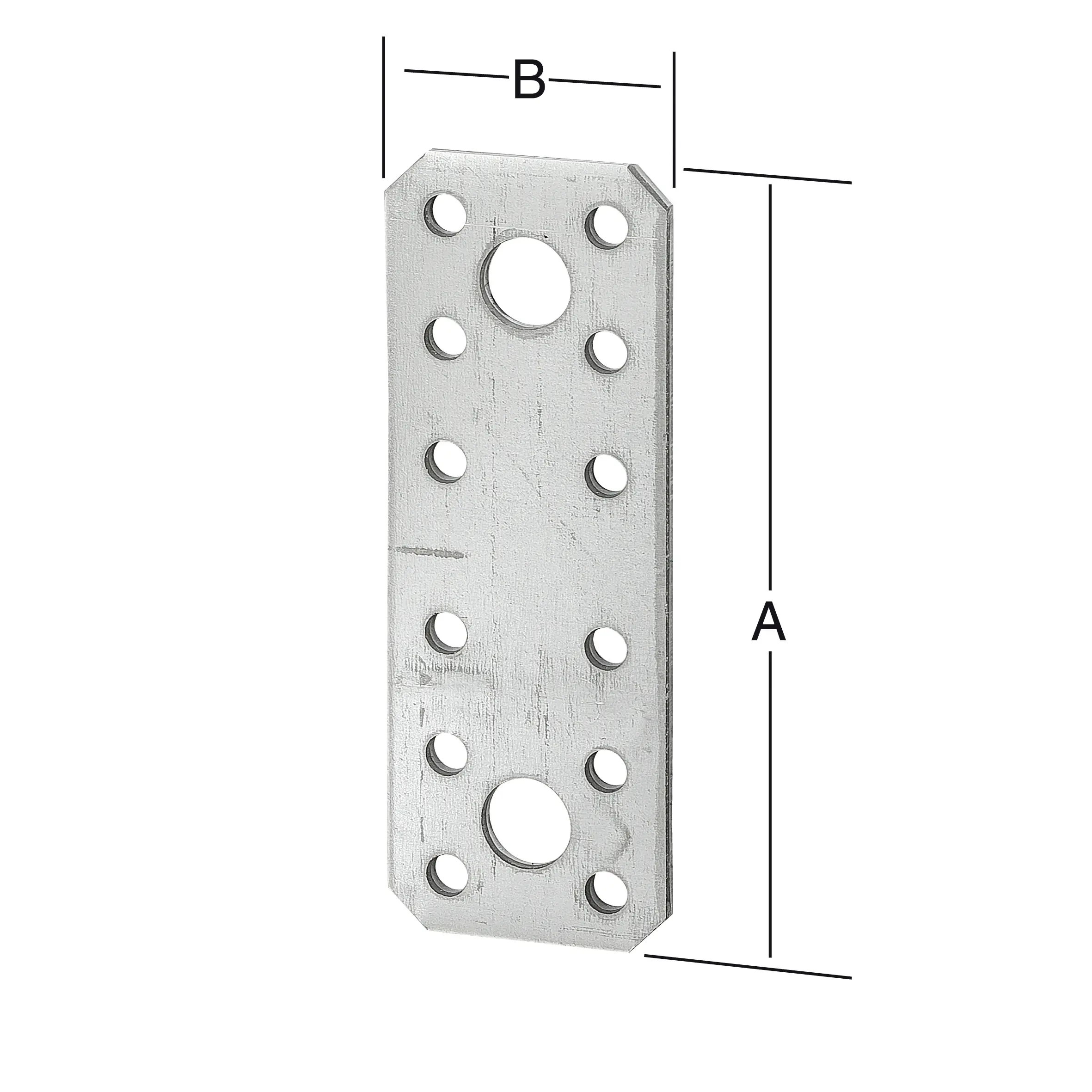 Vormann Flachverbinder sendzimir verzinkt 96 x 35 mm