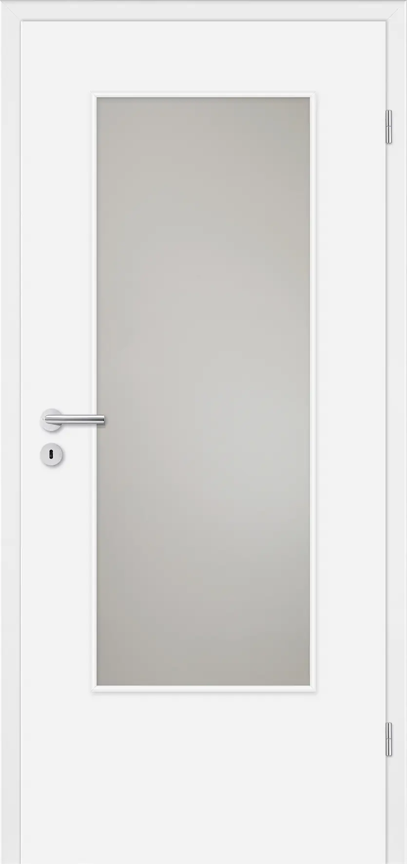 Borne Türblatt Weißlack mit Lichtausschnitt G3 Wabenkern