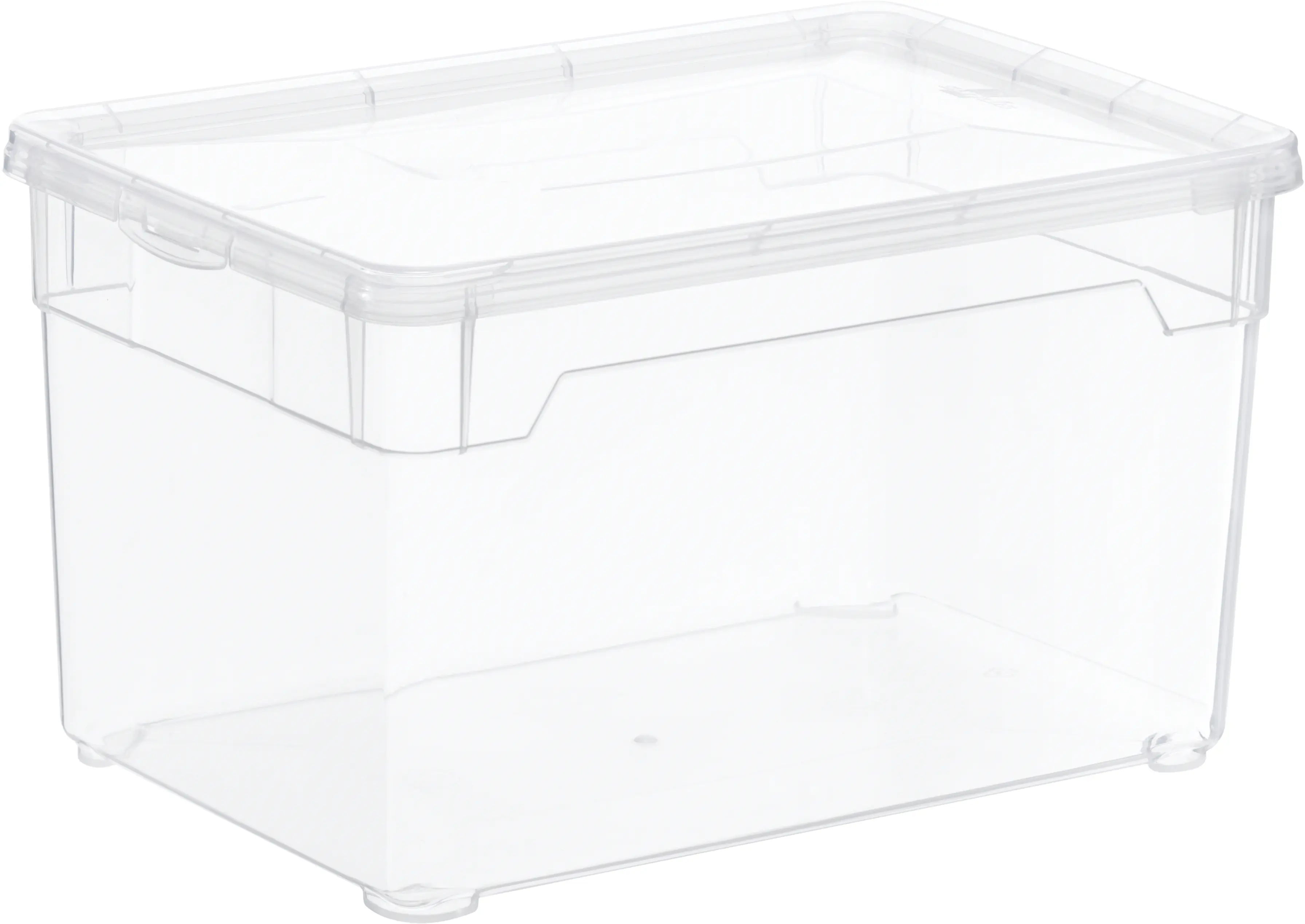 Rotho Aufbewahrungsbox Clear Multimedia inkl. Deckel 5 L transparent