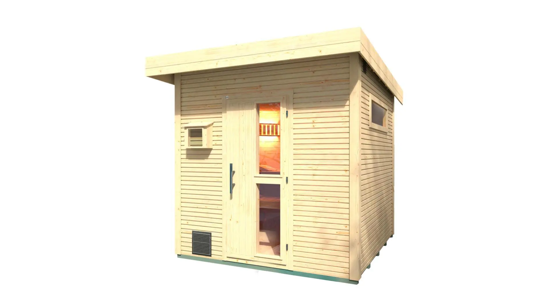 Weka Gartensauna Kuopio 5,66 m² natur
