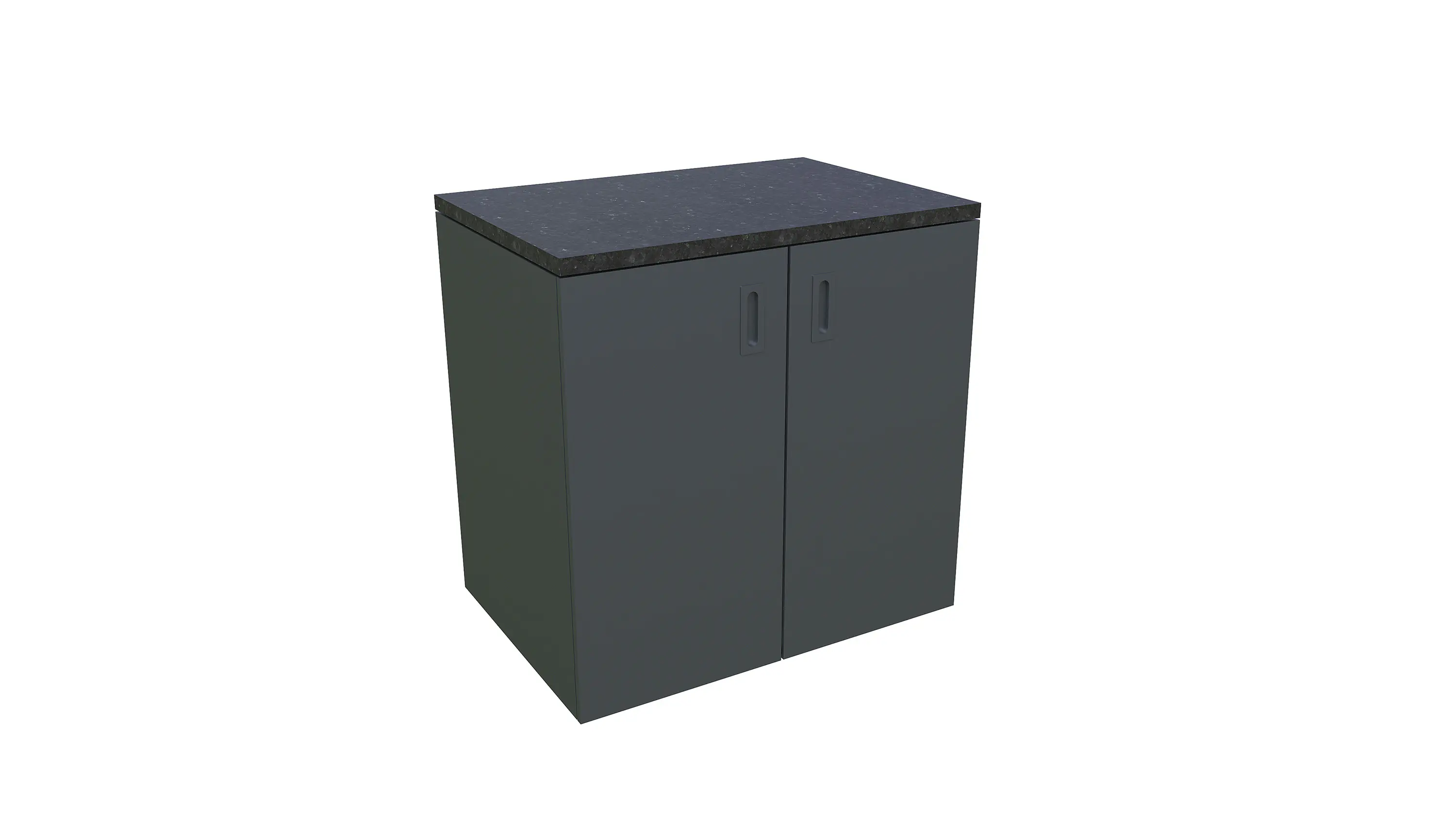 Bellano Living Element für Outdoorküchen inkl. 2 Türen anthrazit granit