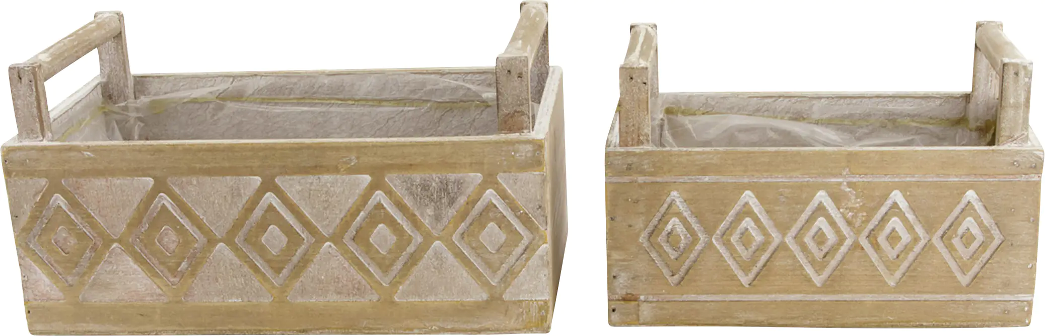 Dijk Pflanzer Holz natur 27 x 14 x 14 cm