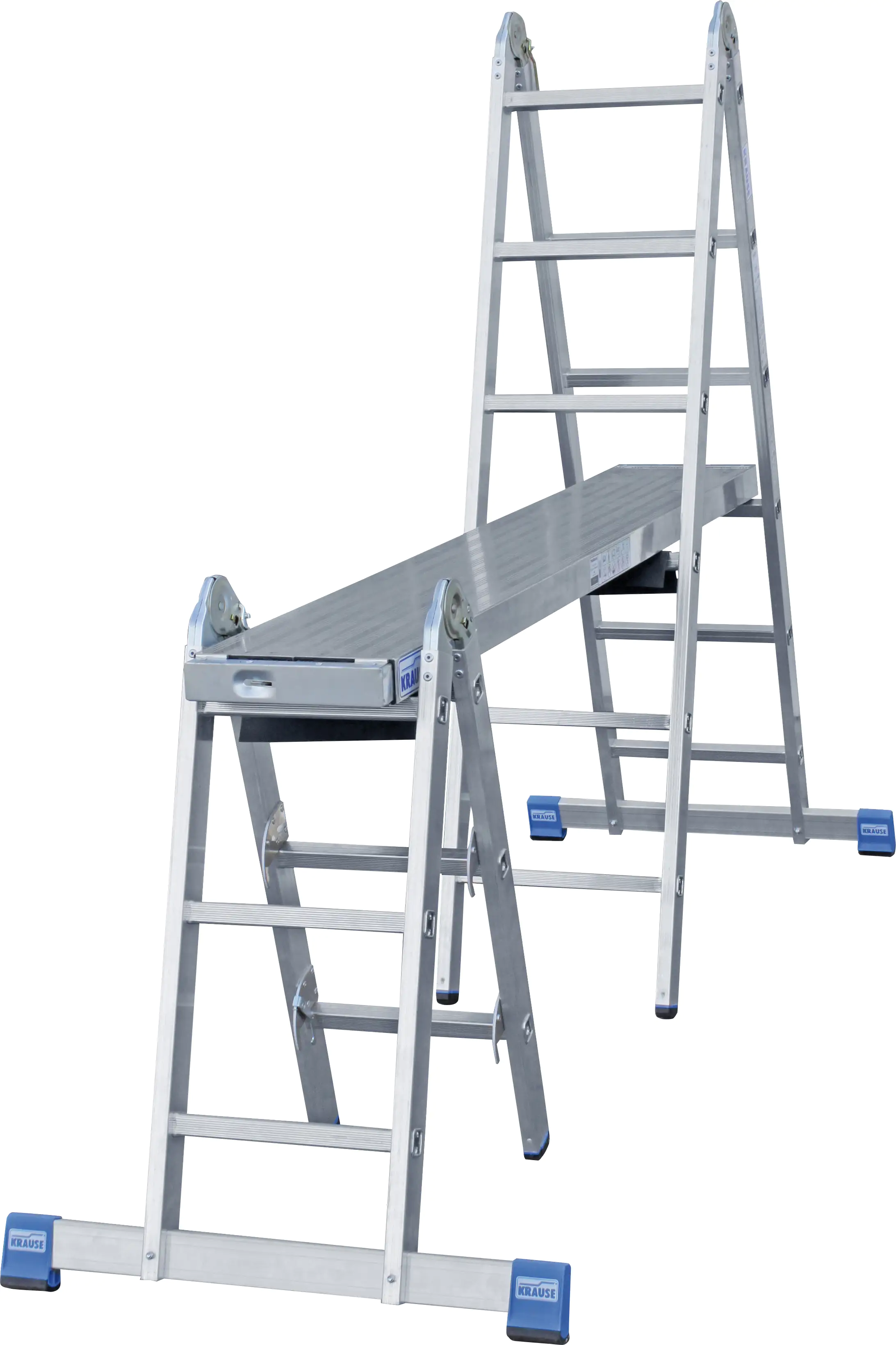 Krause Aluminium-Gelenk-Combileiter STABILO mit Treppenfunktion 5,30 m