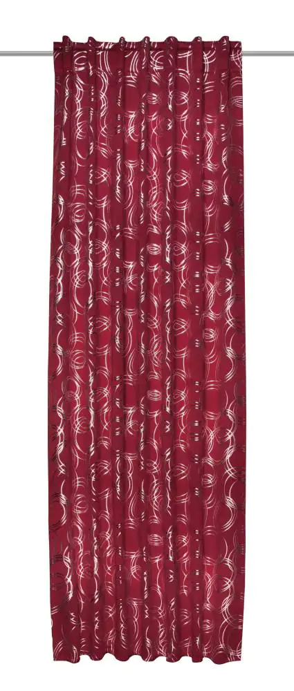 Neusser Collection Schlaufenschal verdeckte Schlaufen rot 135x245 cm